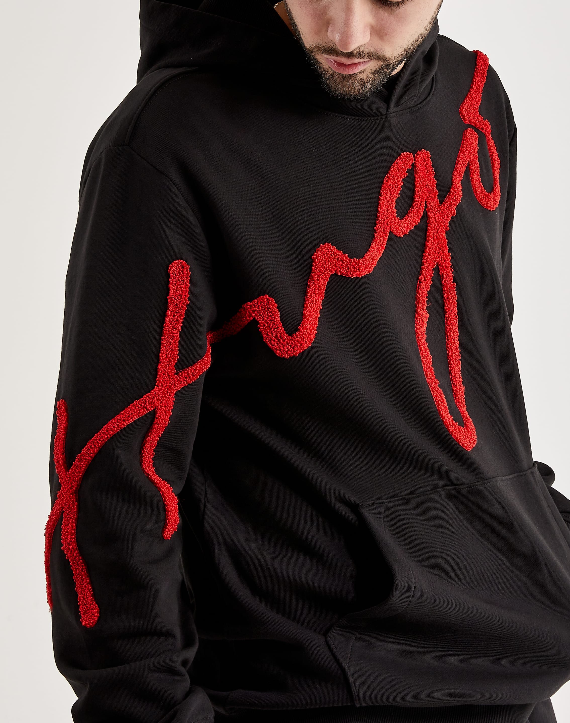 Hugot Script Hugo Boss Script Pullover Hoodie – DTLR