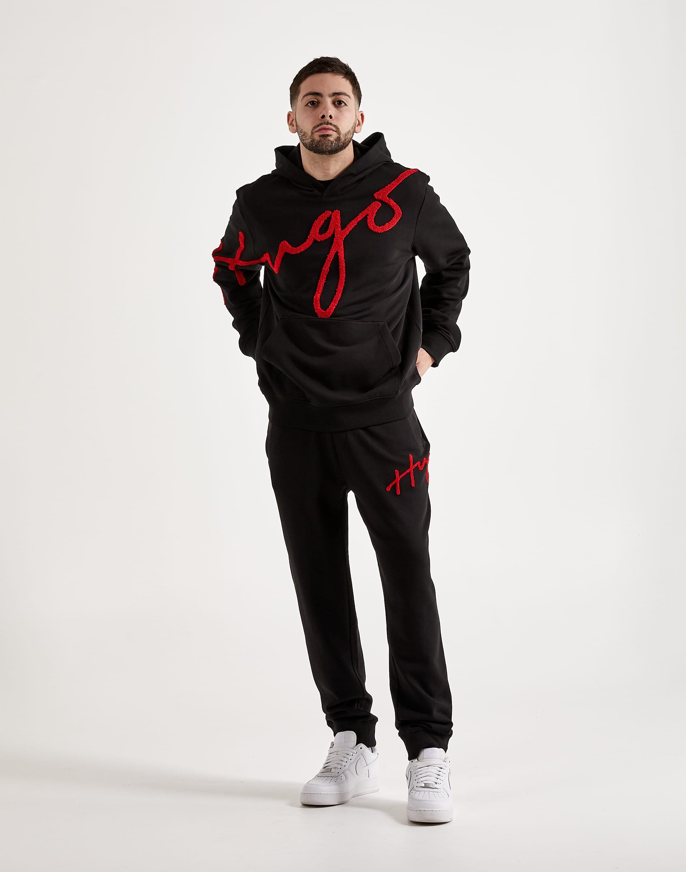 Hugo Script Hugo Boss Script Pullover Hoodie – DTLR
