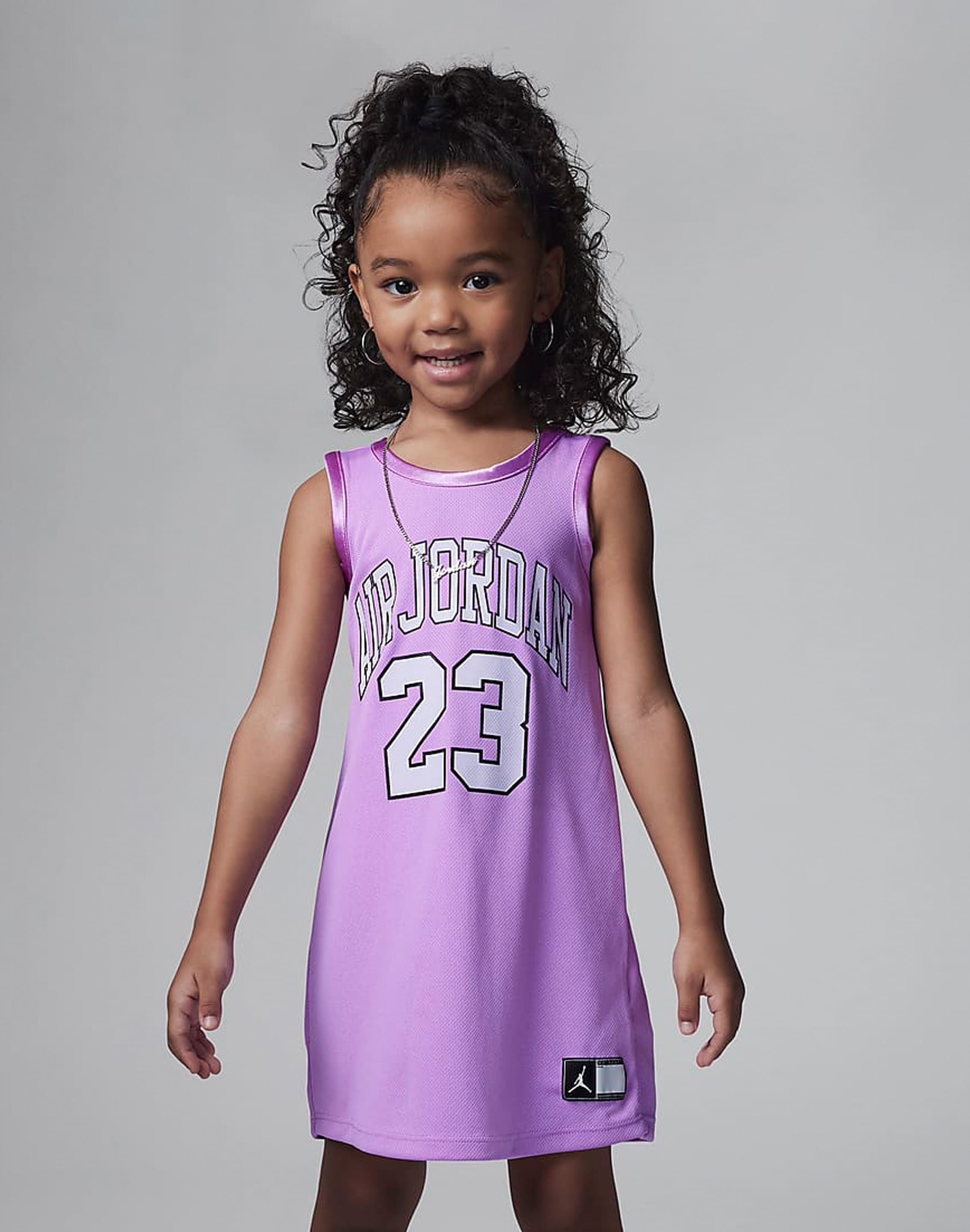 Shop Jordan Kids' Heritage Jersey Dress 45B320-P3R pink
