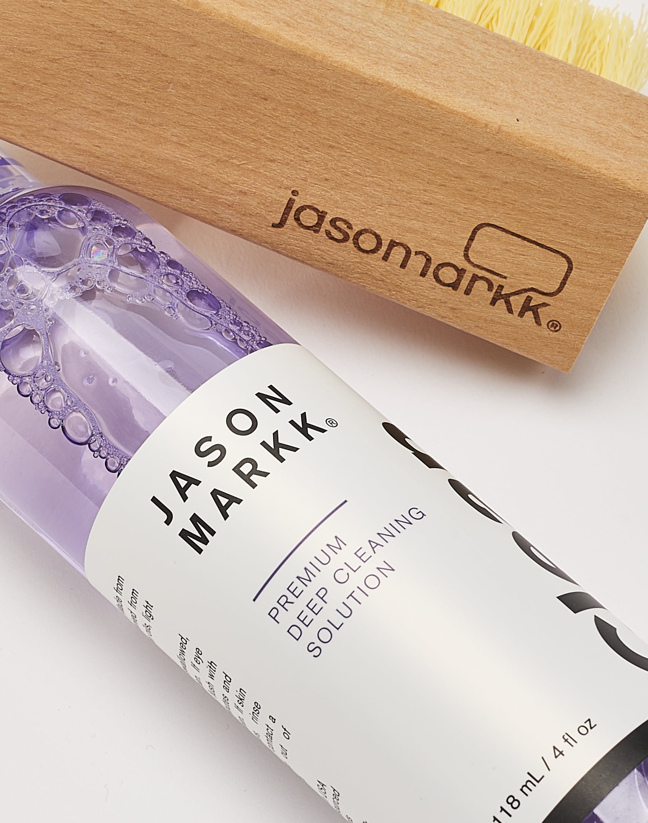 Jason Markk Essential Shoe Care Kit - 4 oz Premium Shoe Cleaner & Standard  Brush