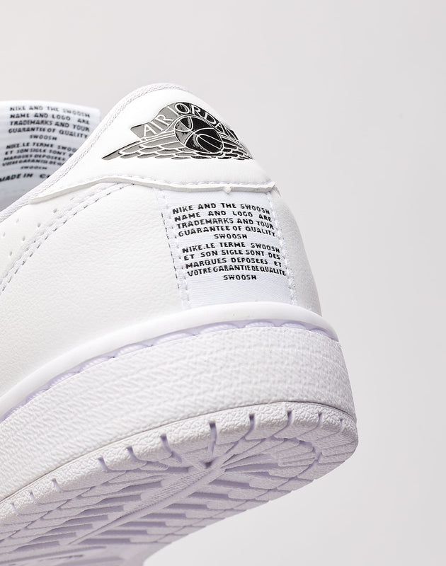 air jordan 1 retro low slip white