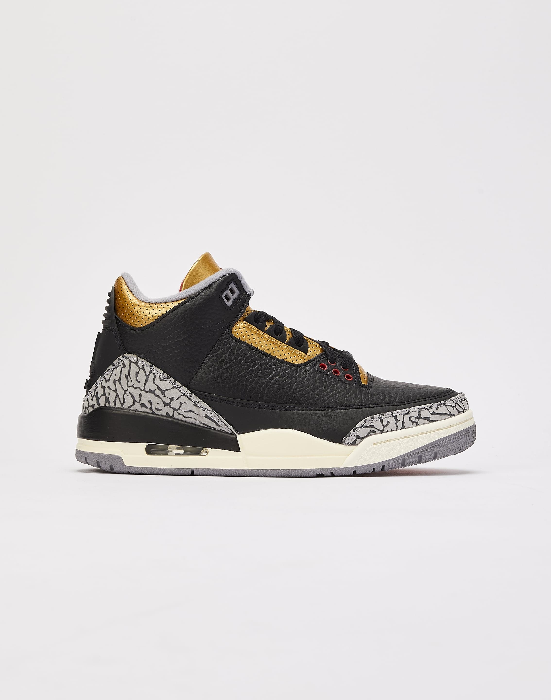 Frugtgrøntsager Tranquility Dum Jordan Air Jordan 3 Retro 'Black Cement Gold' – DTLR