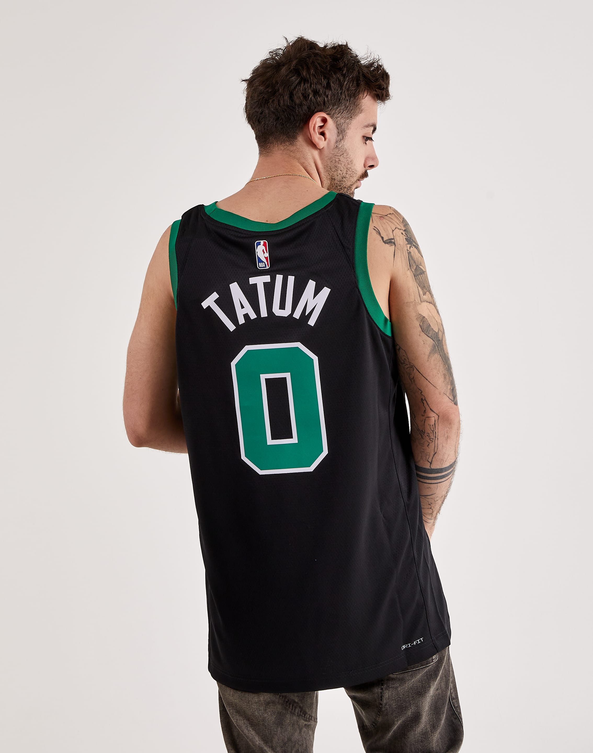 Men 0 Jayson Tatum Jersey City Edition Gray Boston Celtics Jersey