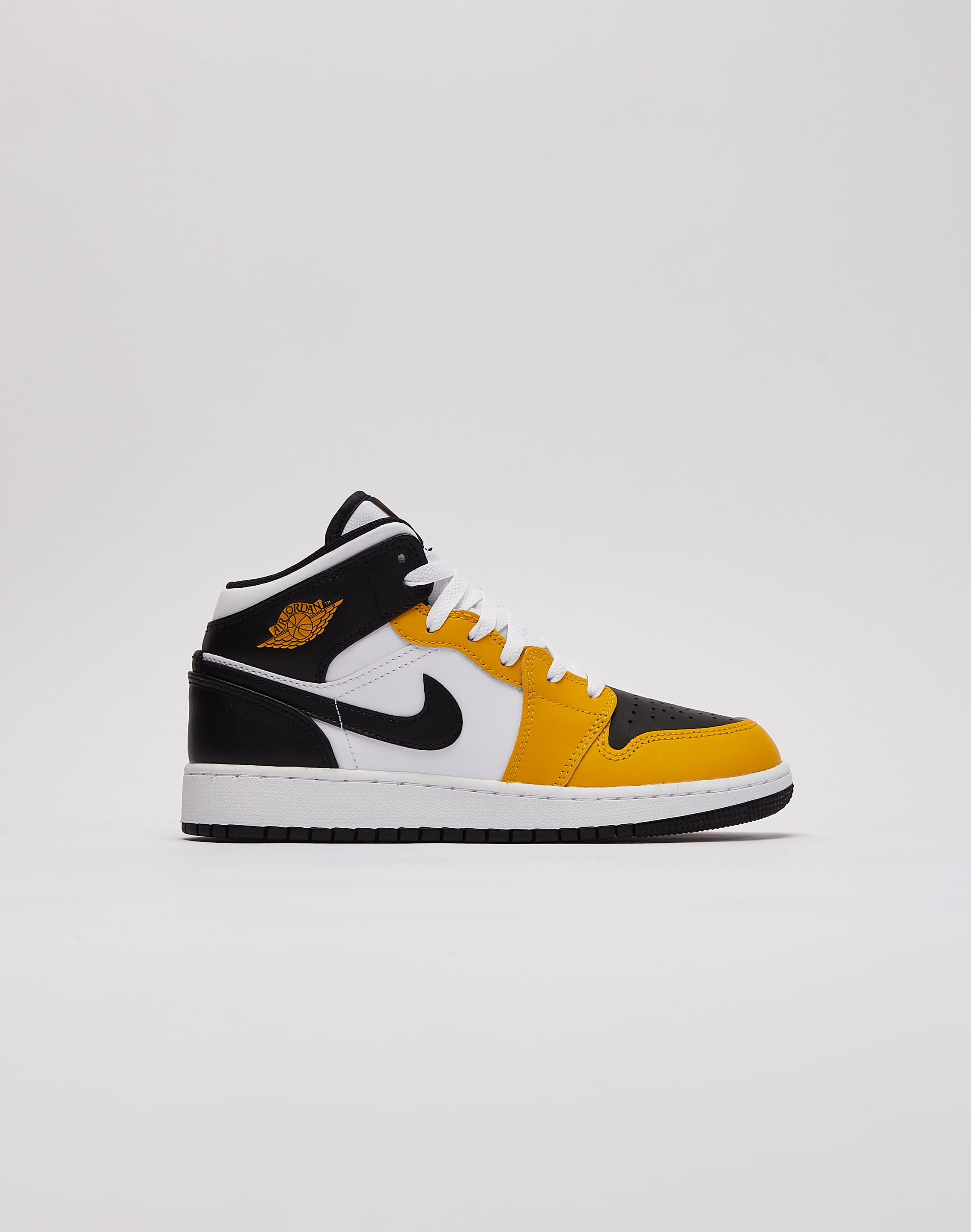 Air jordan 1 yellow and black grade school Clearance