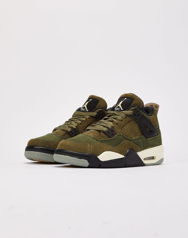 Air Jordan Grade School Retro 4 Se 'Craft Medium Olive' Gs Sneakers main image 0