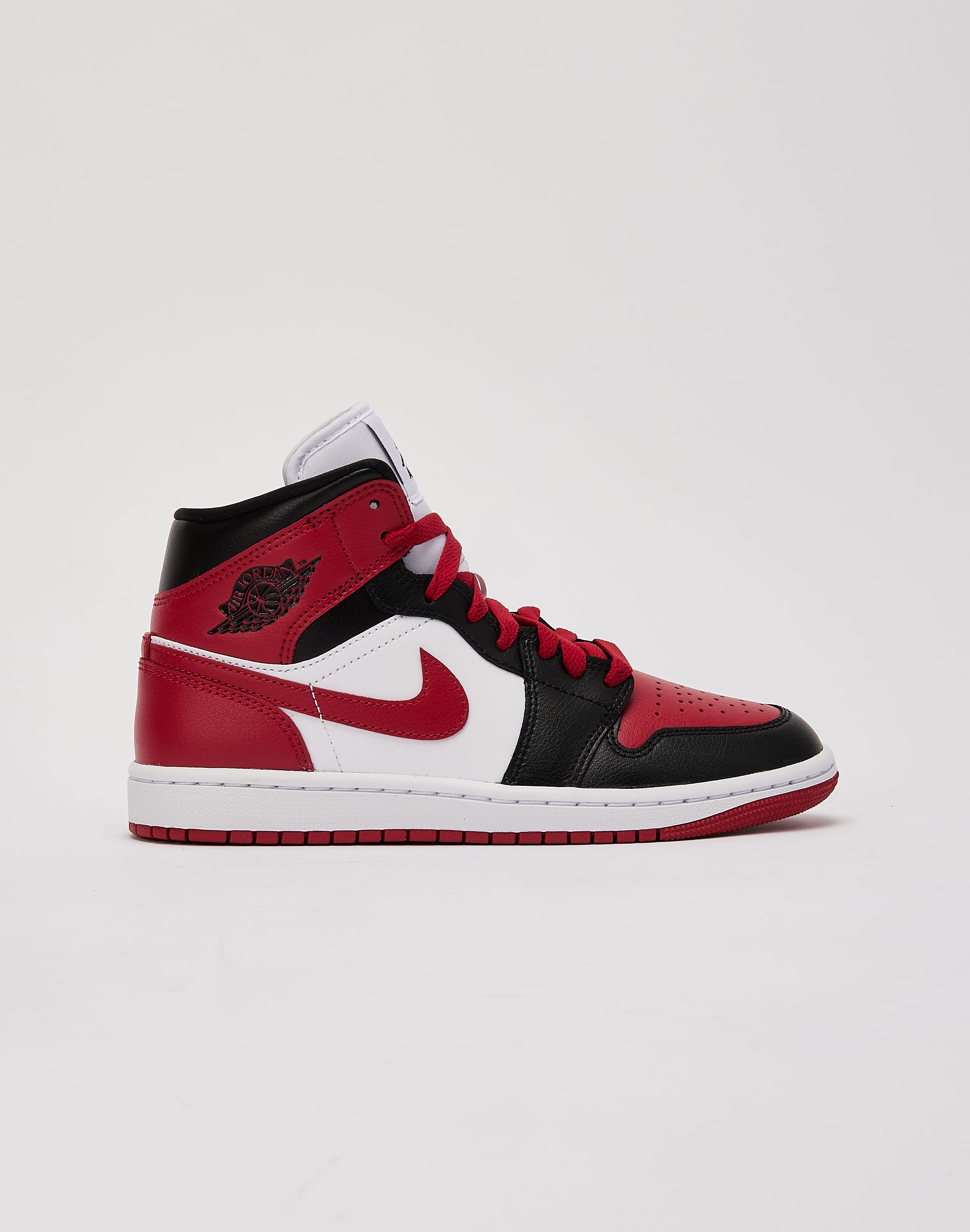 Mid Bred Toe Jordan Mid Red White Black Jordan Air Jordan Mid