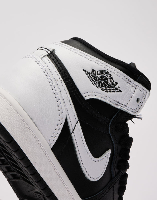 black and white high jordans