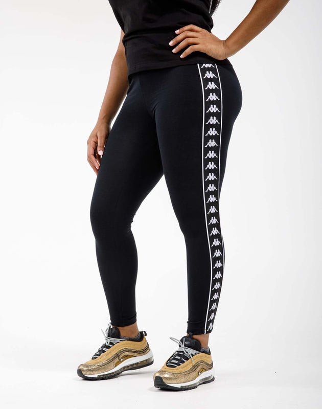 Leggins Kappa 222 Banda Anen Leggings Black/ White