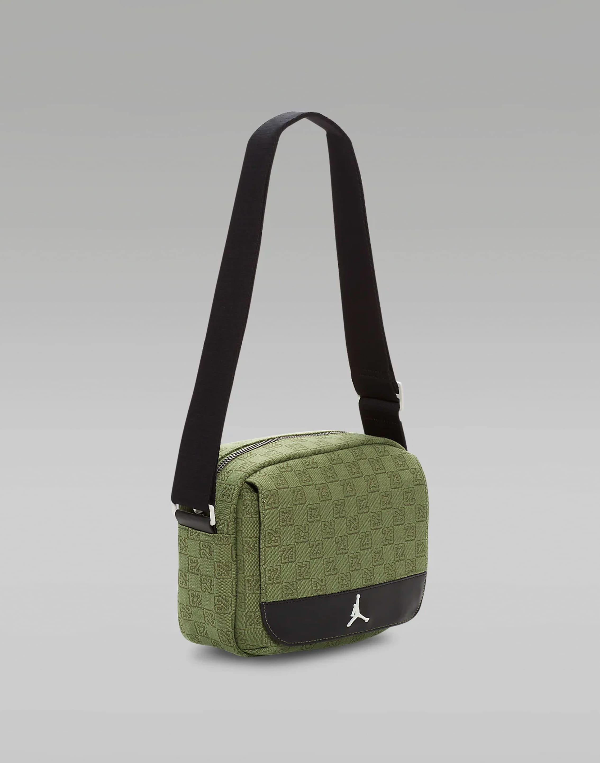 Jordan Monogram Crossbody Green in Polyester with Silver-tone - US