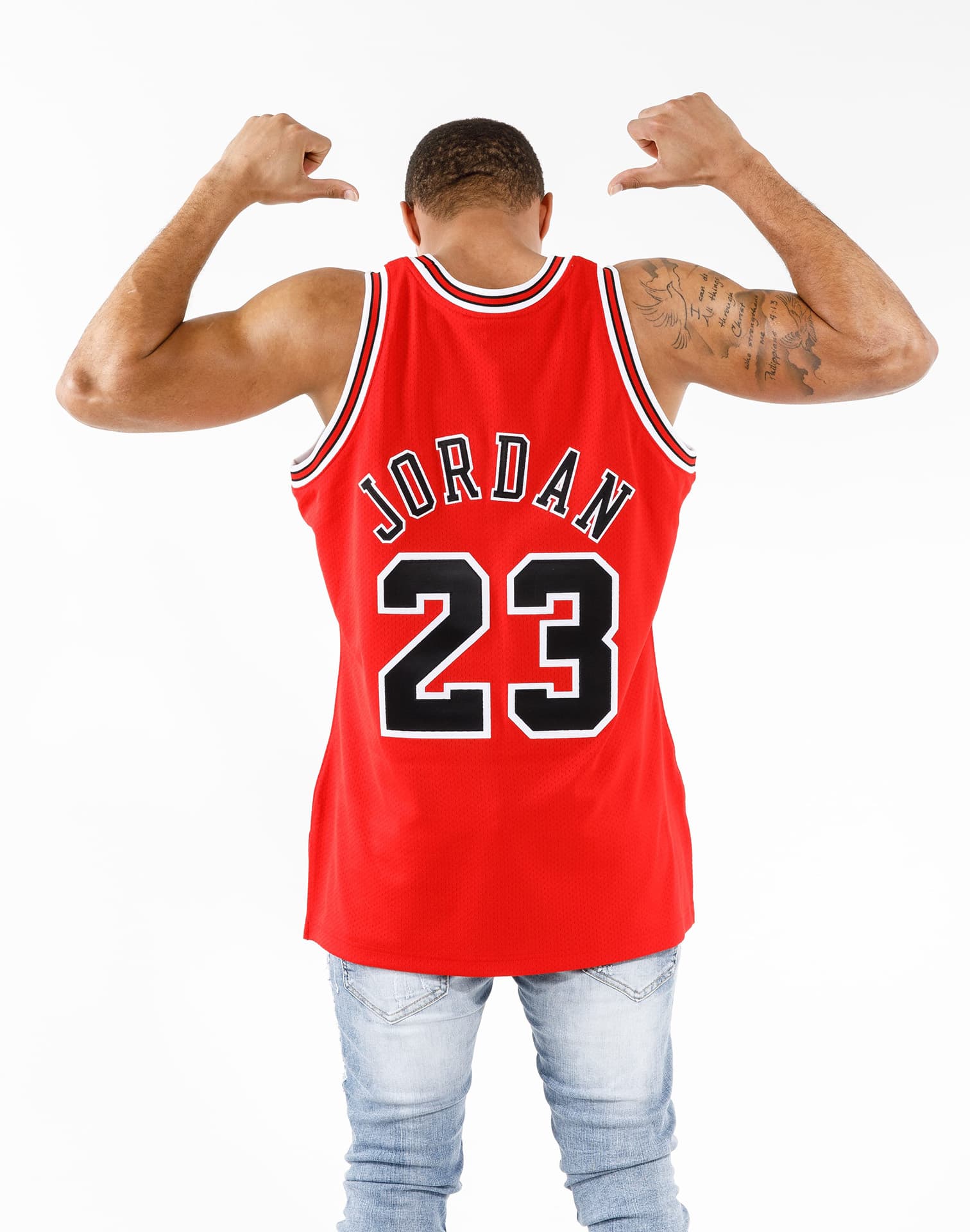 Mitchell & Ness Authentic Chicago Bulls 1996-97 Michael Jordan Youth Jersey