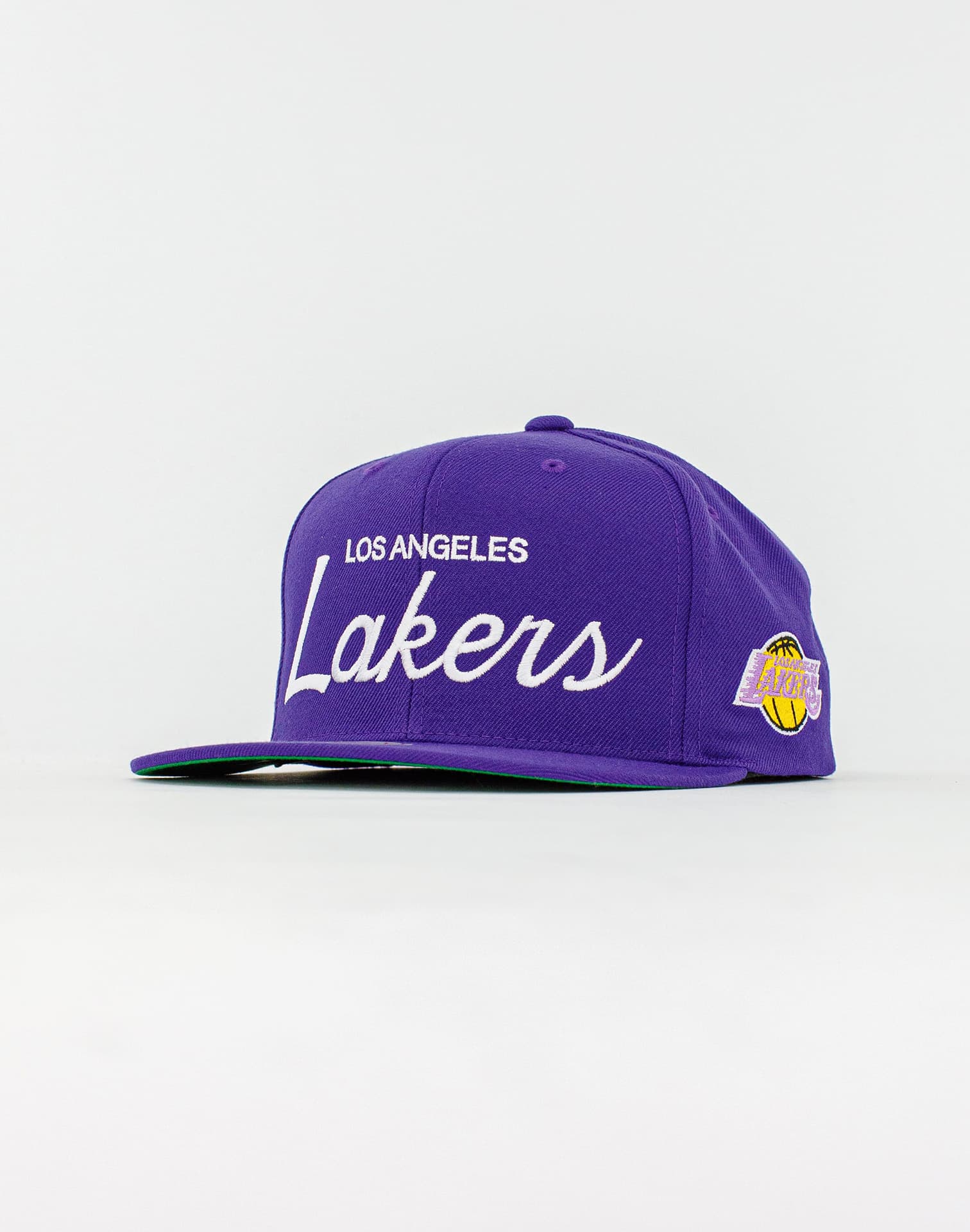 New Era Mitchell & Ness Los Angeles Lakers Draft Day Snapback Hat  White/Purple - FW21 男装- CN