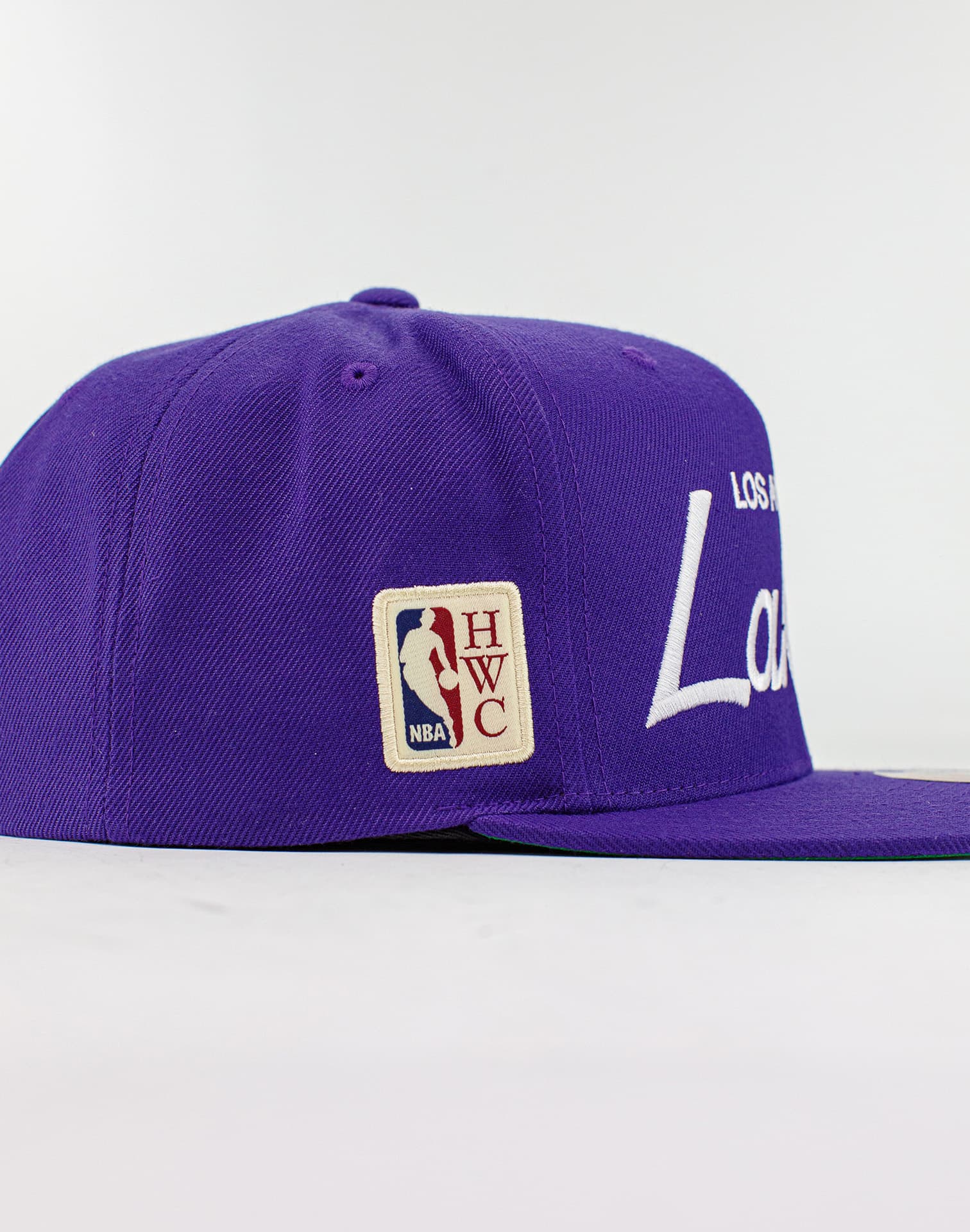 Shop Mitchell & Ness Los Angeles Lakers Reload 2.0 Snapback Hat  6HSSRI20091-LALWHBK white
