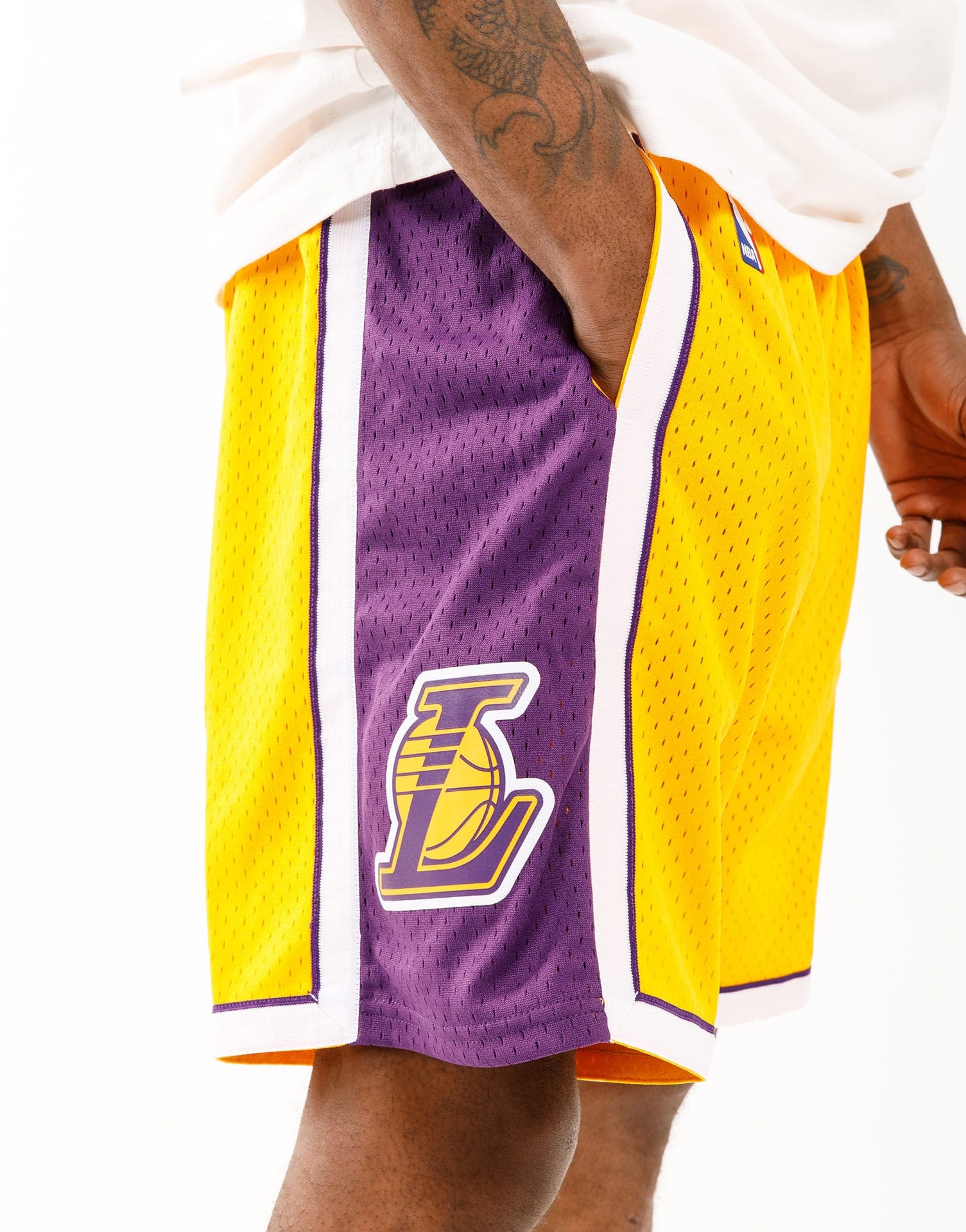 Los Angeles Lakers Mitchell & Ness Chainstitched Swingman Shorts