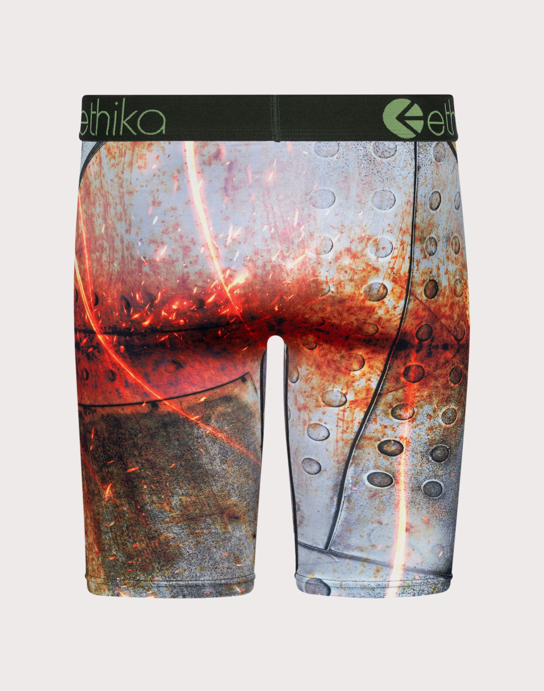 Ethika Men's Staple Boxer Briefs - Bomber Eagle Eye Print, No-Pull-Down Soft 4-Way Stretch Fabric