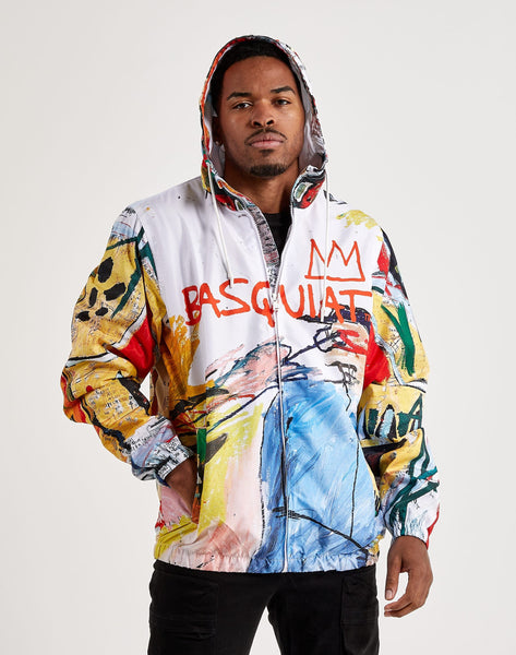 完売品 members only バスキア ナイロンジャケット パーカー 総柄 MembersOnly-MQ011006-M-