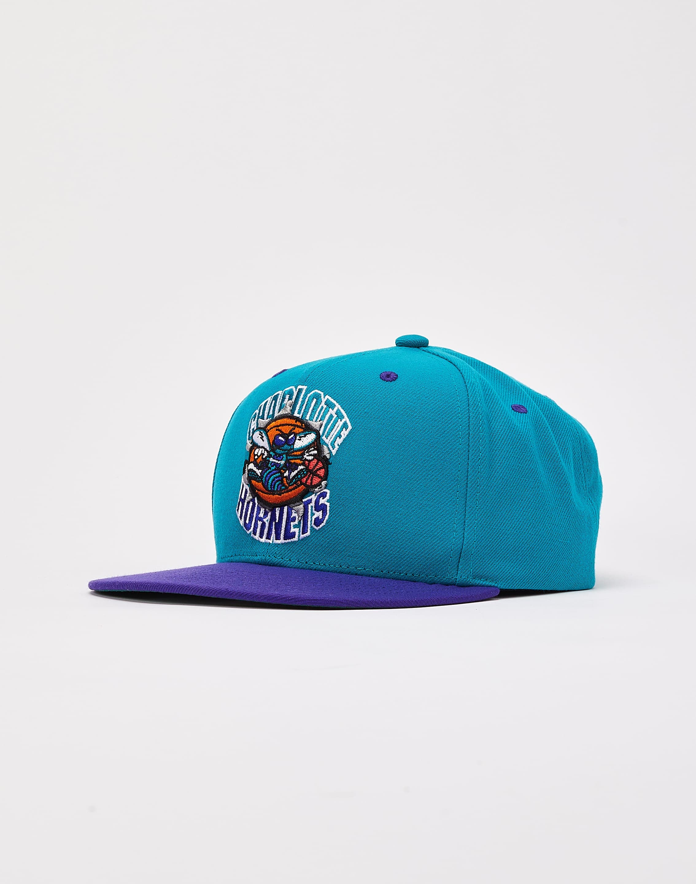 mitchell and ness charlotte hornets snapback