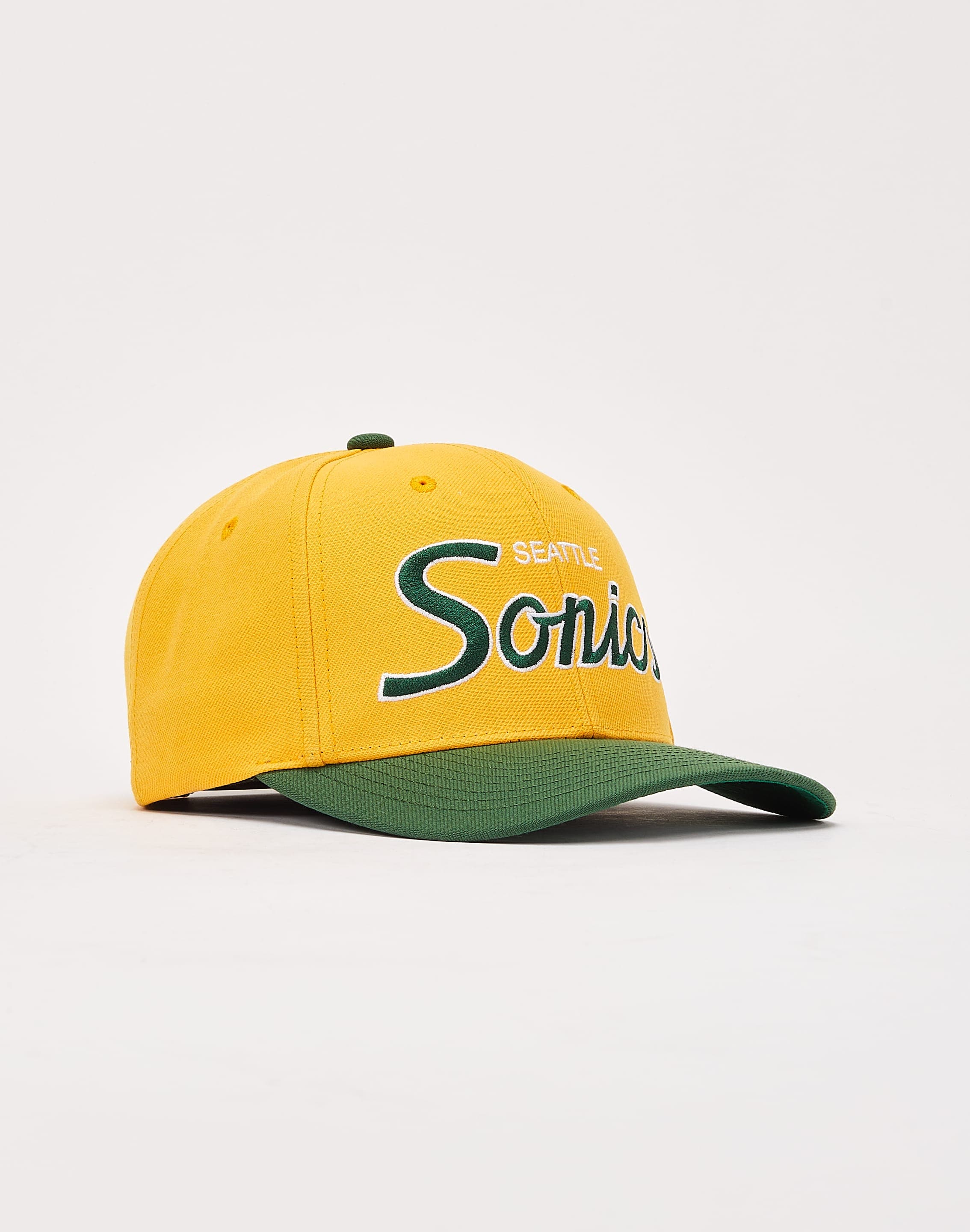 Mitchell & Ness Seattle Sonics Script Snapback Hat