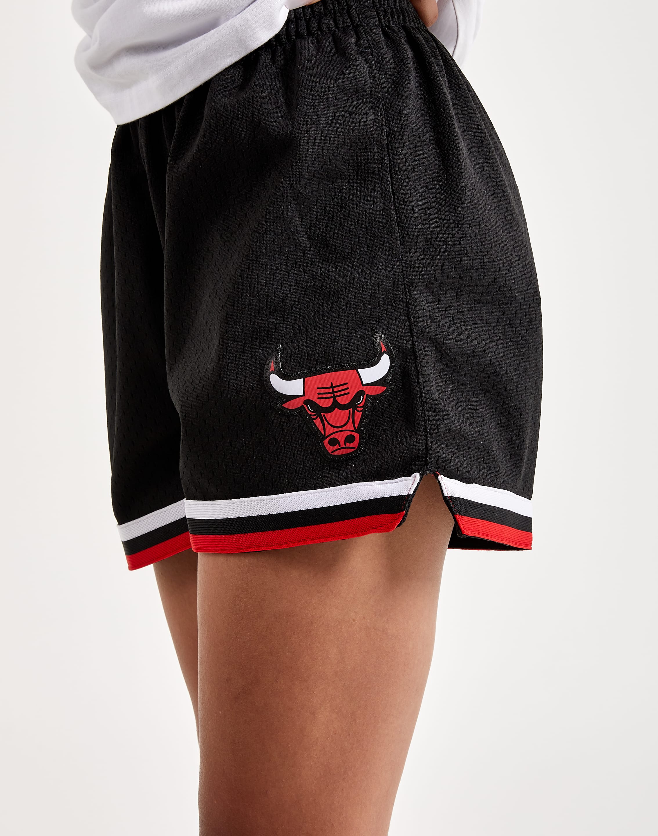 Mitchell and Ness Chicago Bulls Jump Shot Shorts Black