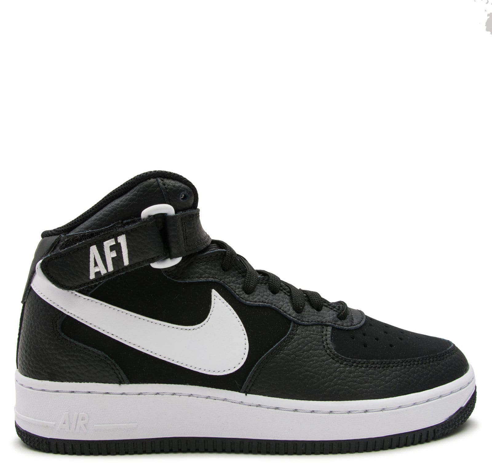 Nike AF1 MID BLK/WHT 4-7