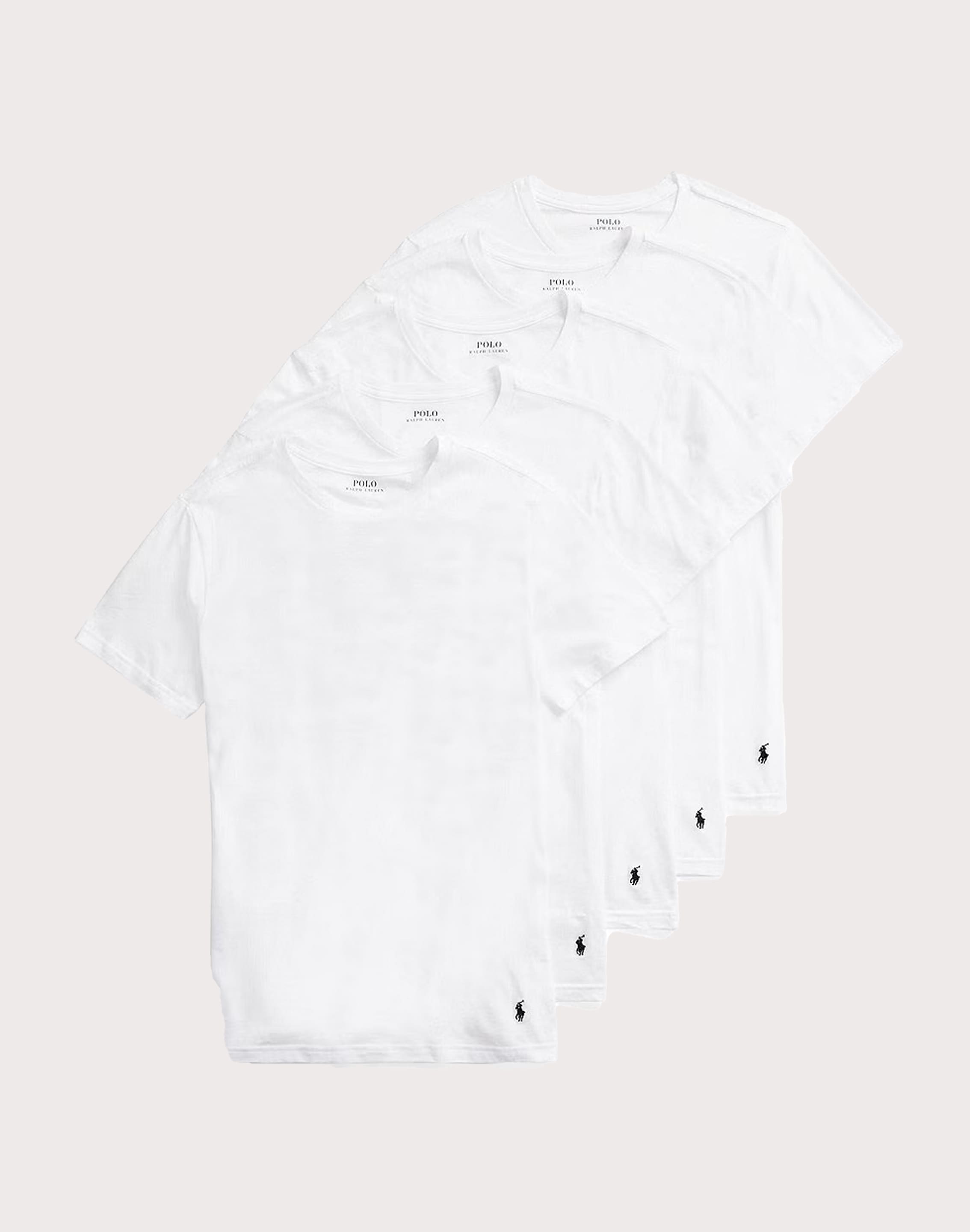 Polo Ralph Lauren Slim-Fit Cotton Crewneck Tee 5-Pack – DTLR