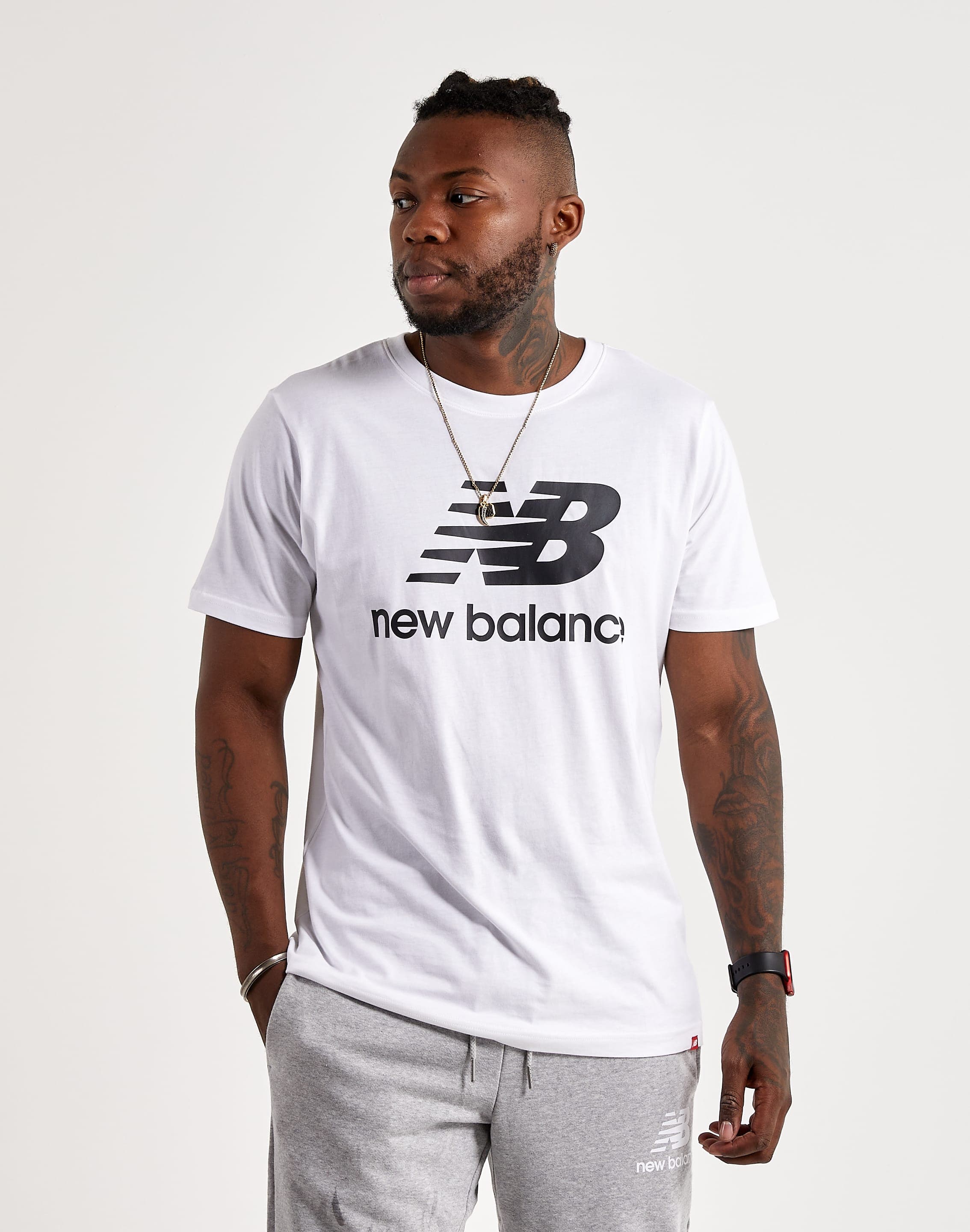 New Balance Essentials Stacked Logo Tee – DTLR