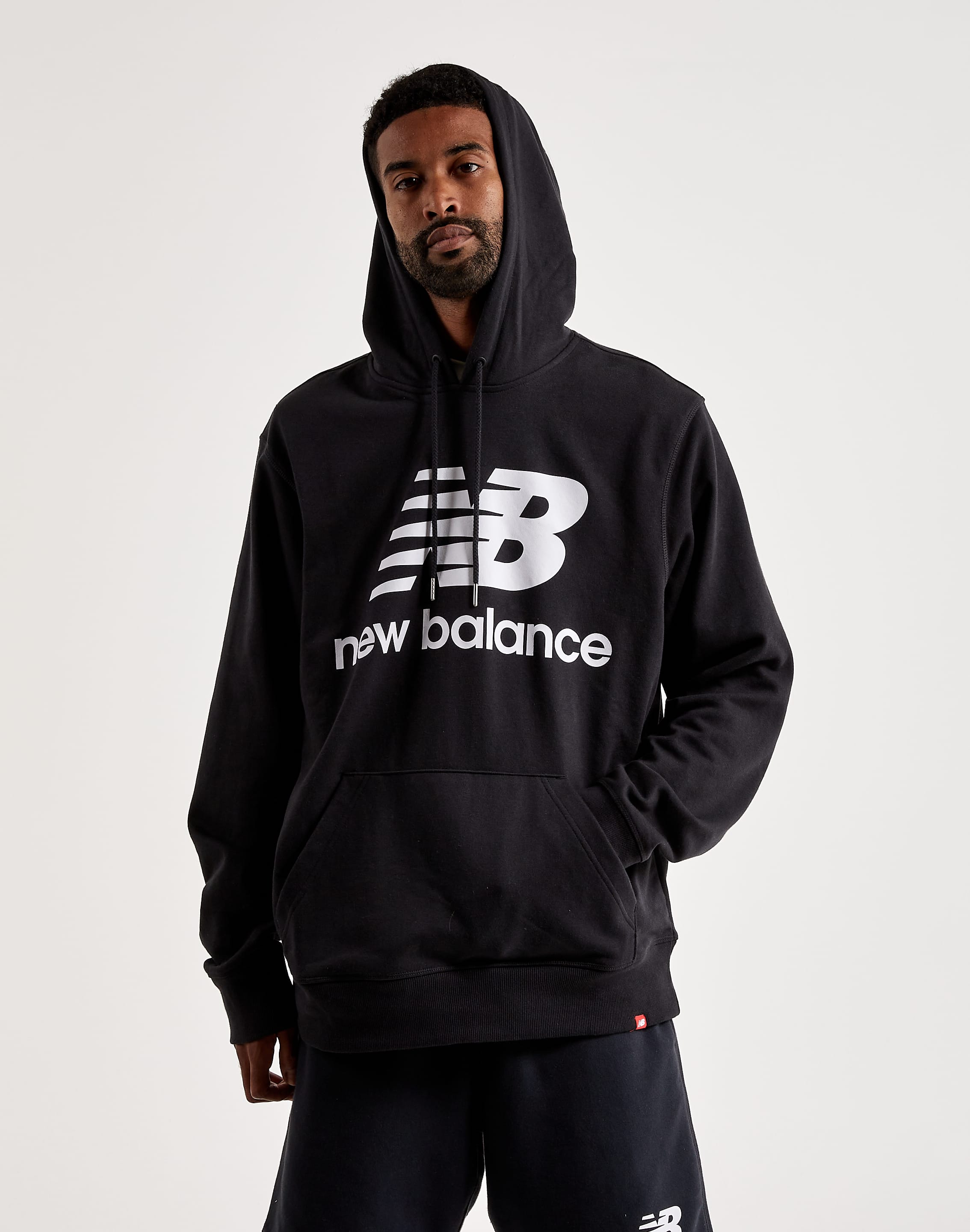 New Balance Essentials Stacked Logo Pullover Hoodie – DTLR | Sportshorts