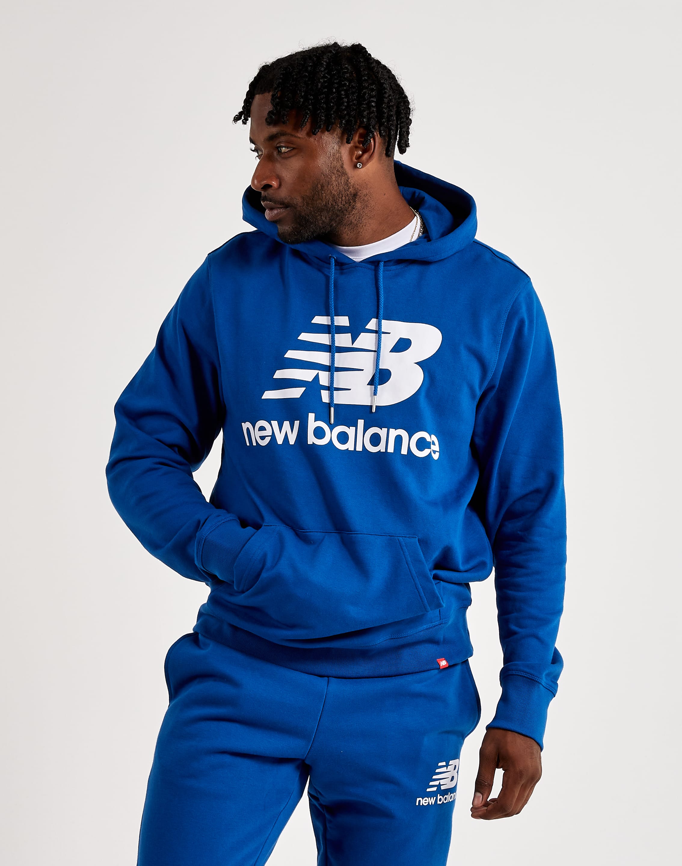 New Balance Essentials Stacked Logo Pullover Hoodie – DTLR