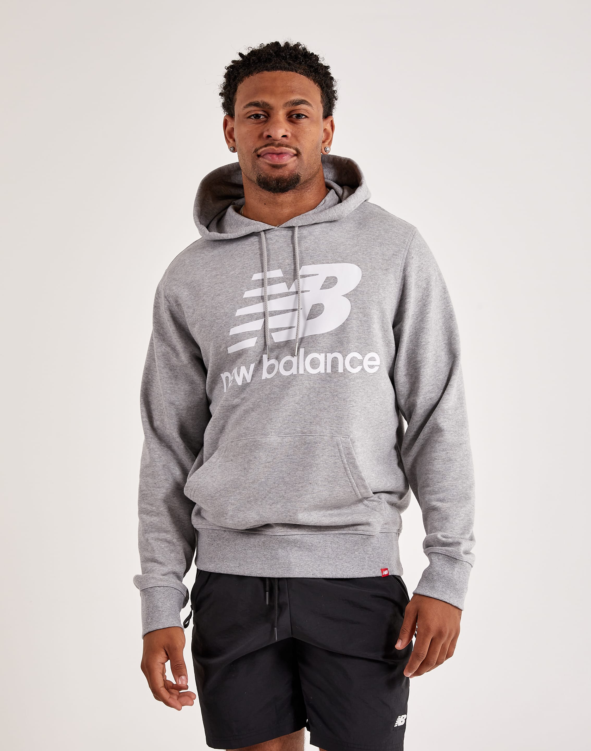 New Balance Essentials Stacked Logo Pullover Hoodie – DTLR