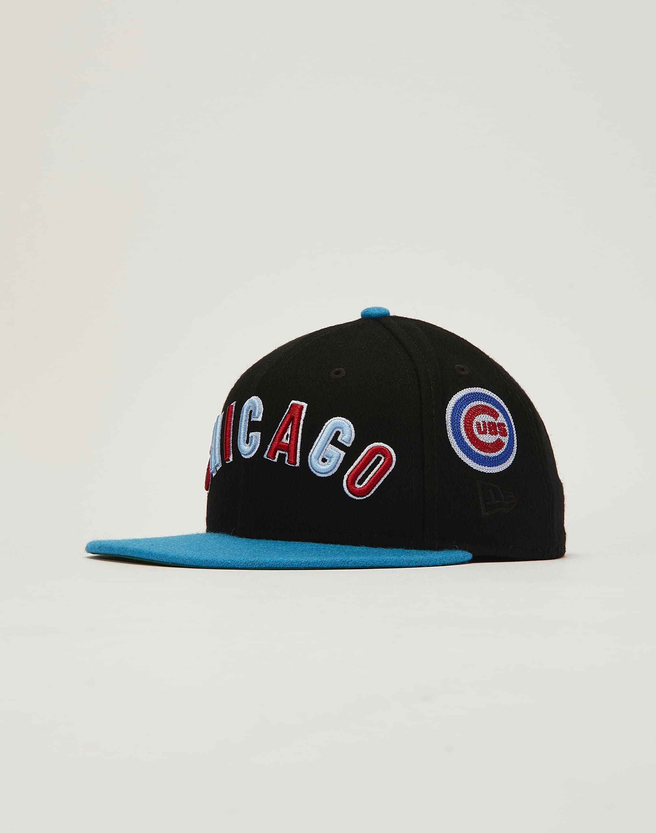 New Era Men New Era Chicago Cubs 59FIFTY Fitted Hat Black 7 1/2