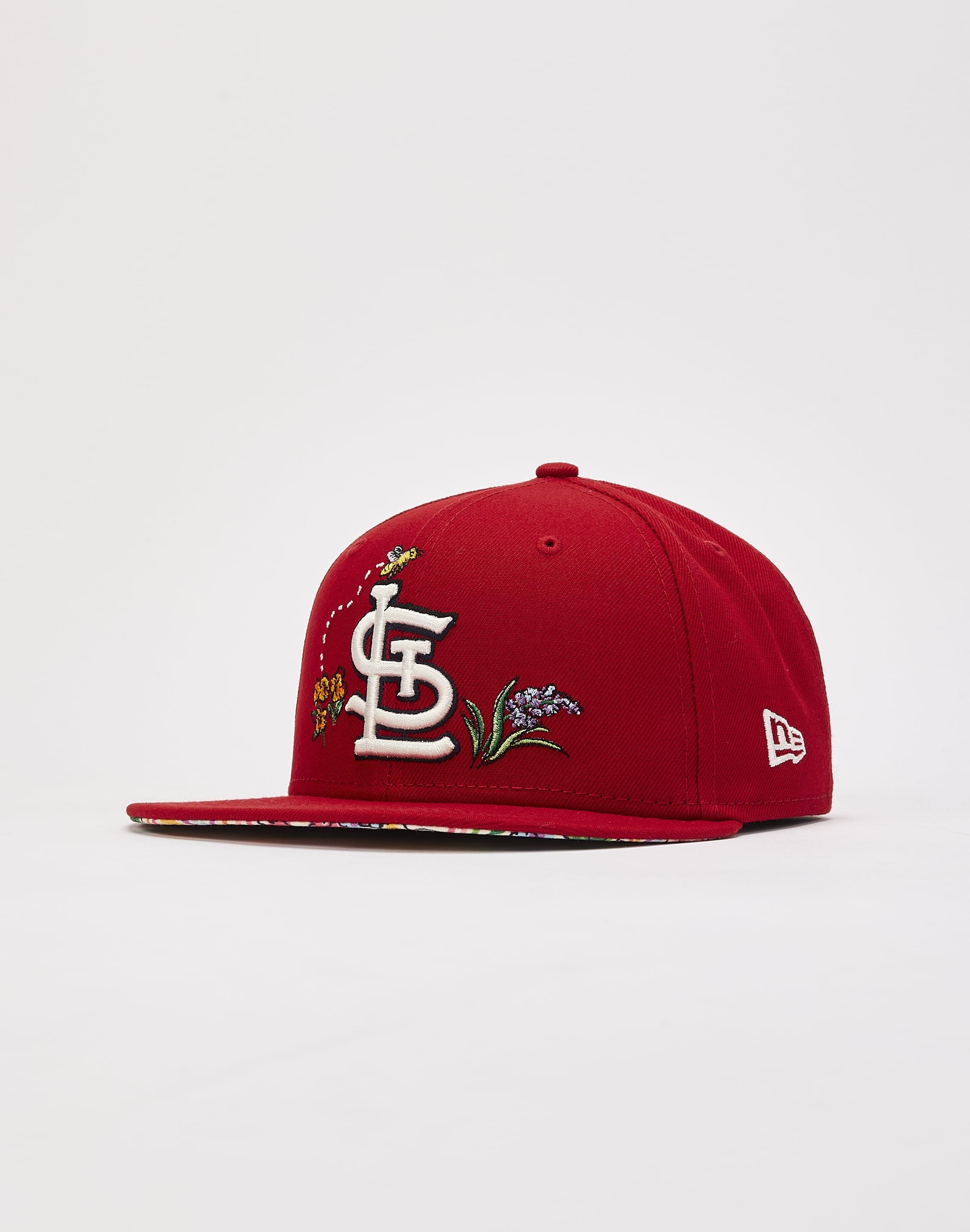 New Era 59FIFTY St. Louis Cardinals Watercolor Floral Fitted Hat Red
