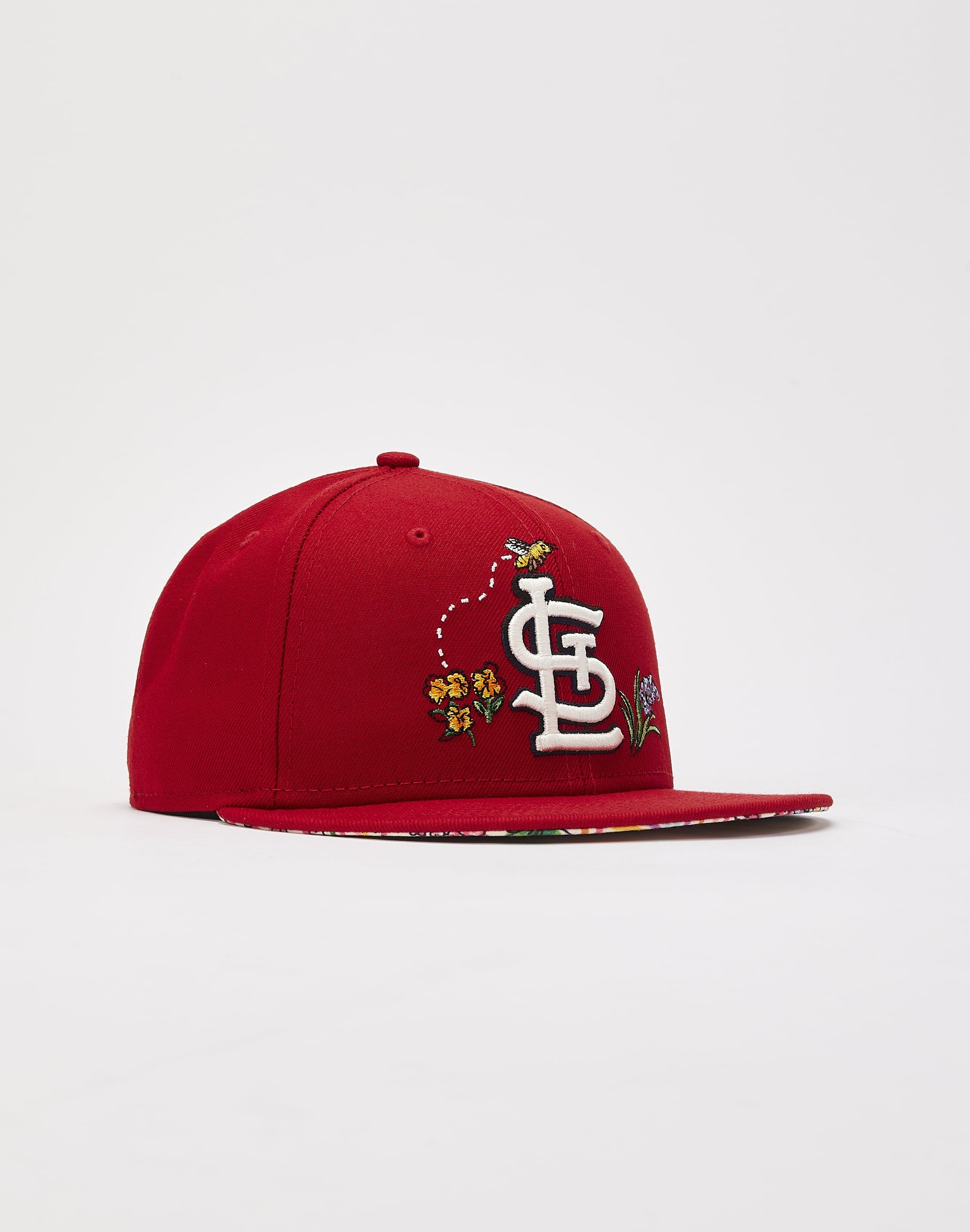New Era 59FIFTY St. Louis Cardinals Watercolor Floral Fitted Hat Red