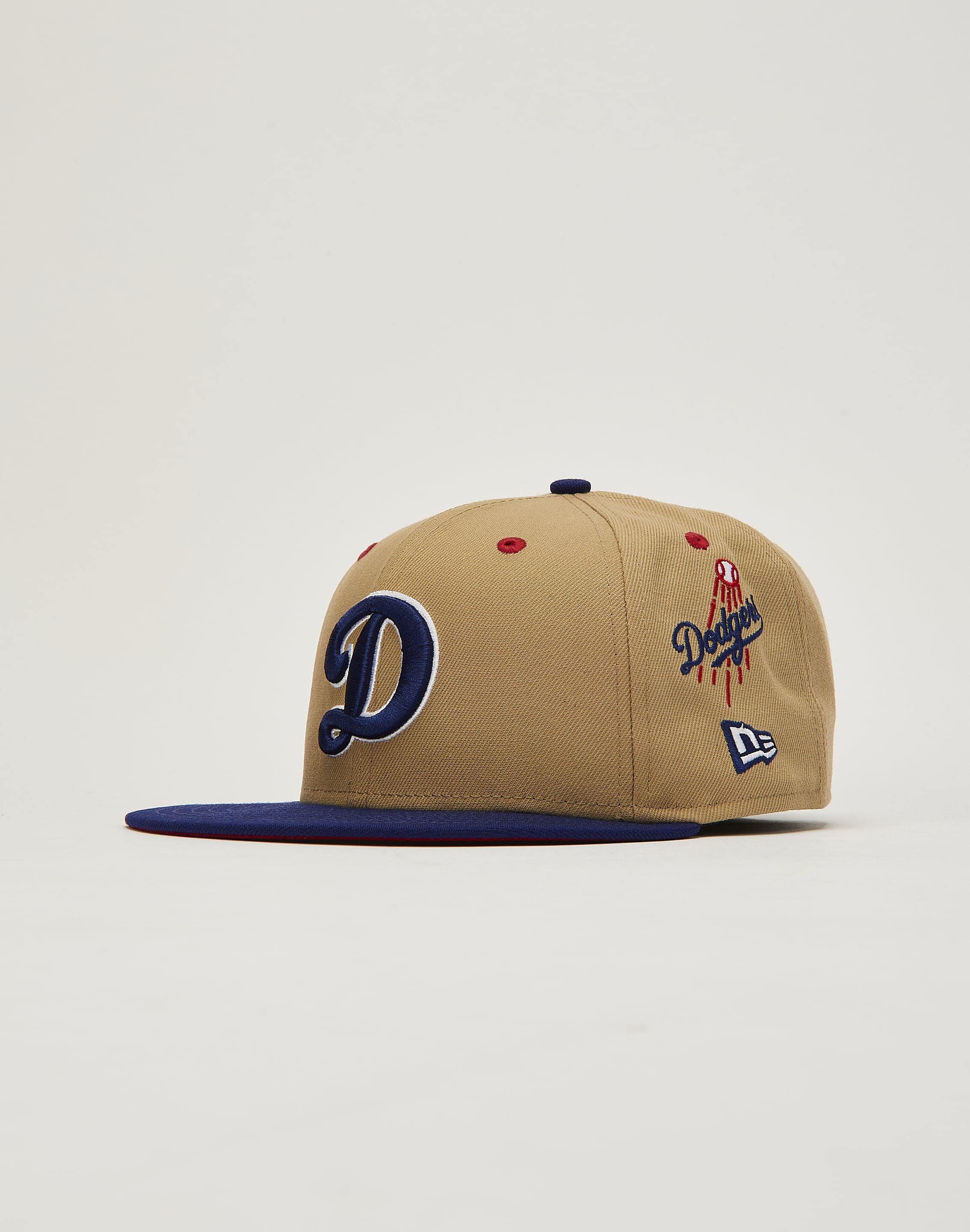 New Era Men New Era Los Angeles Dodgers 9FIFTY Snapback Hat Brown 1 Size