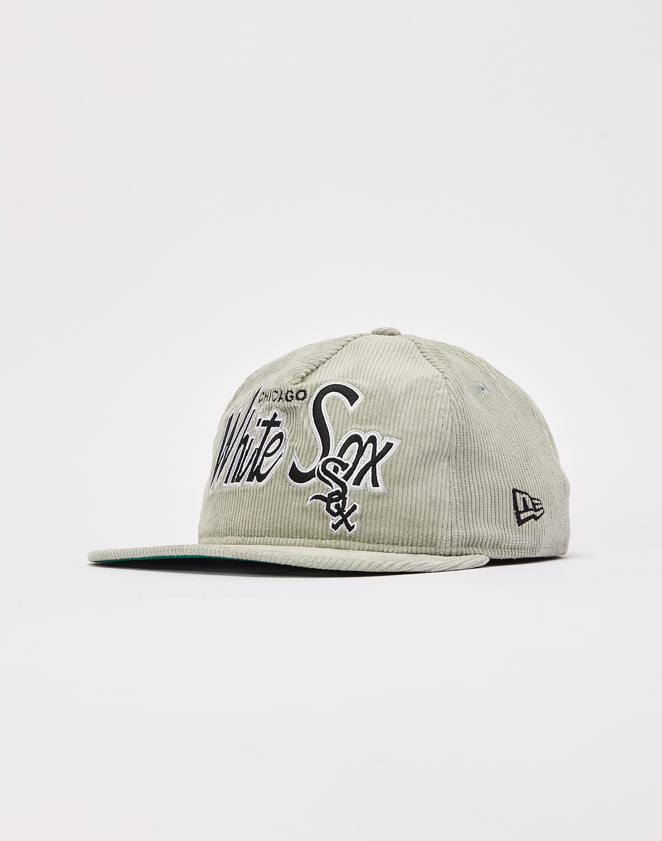 Men's New Era Gray Chicago White Sox Corduroy Golfer Adjustable Hat