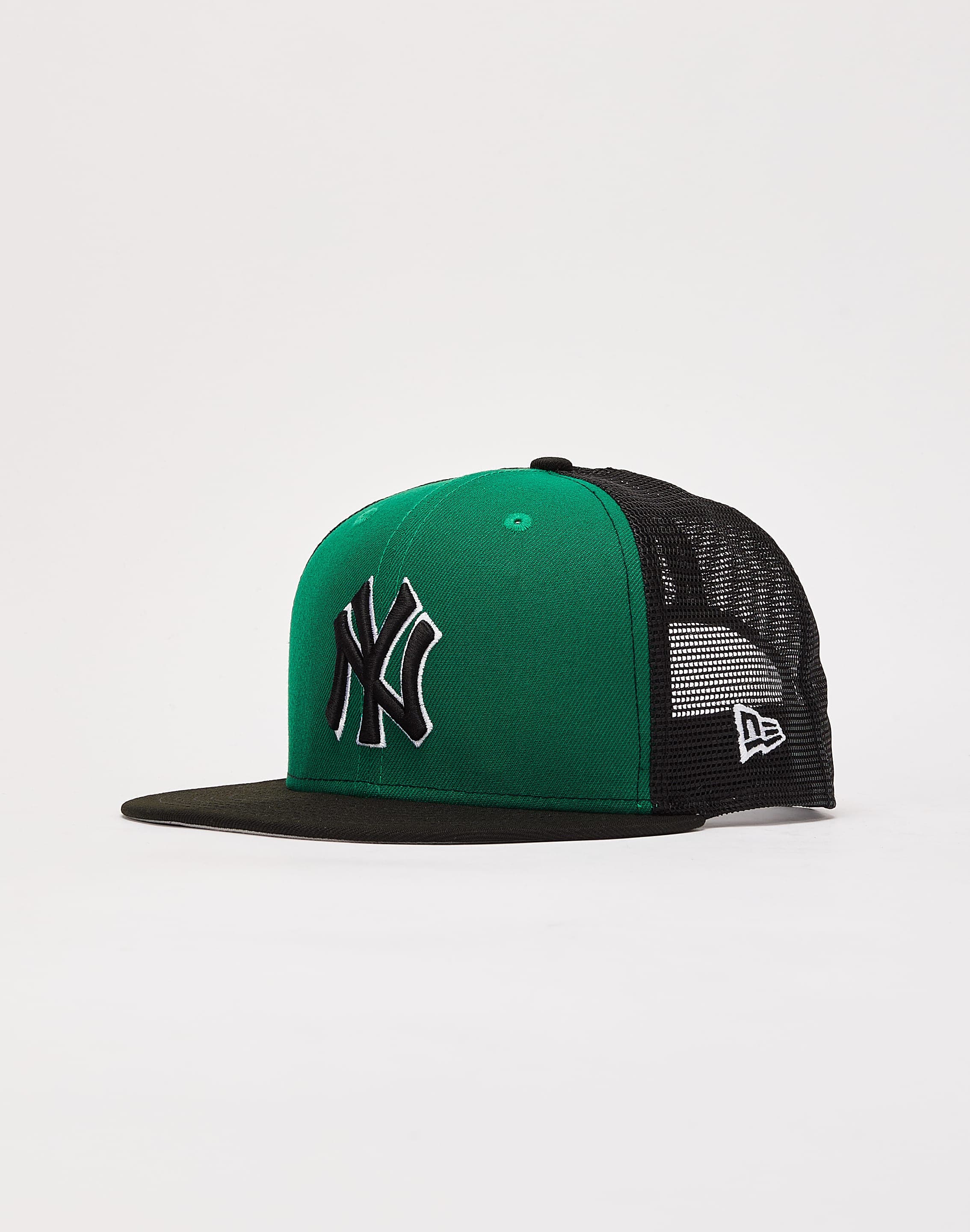 Green yankees trucker hat Clearance