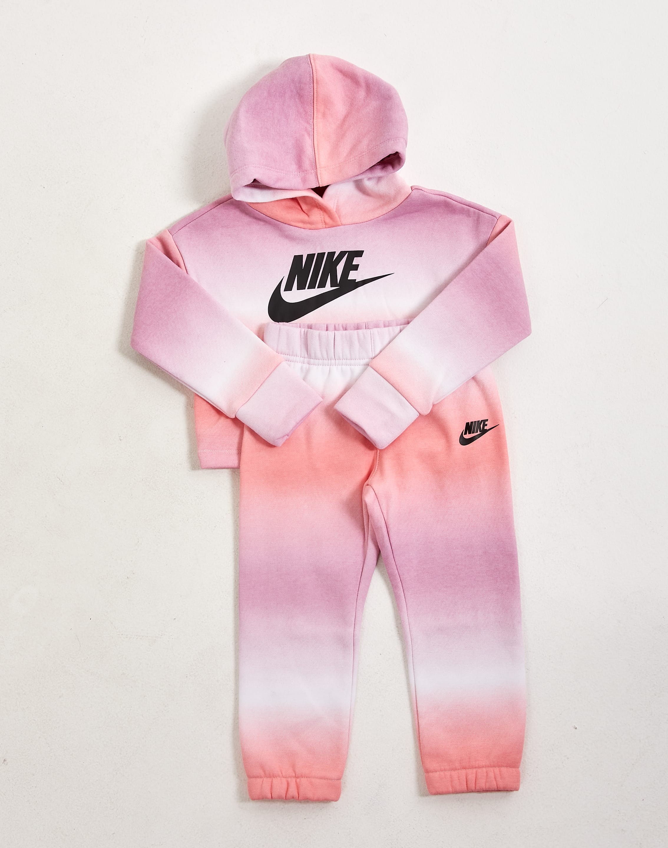pink nike jogger set