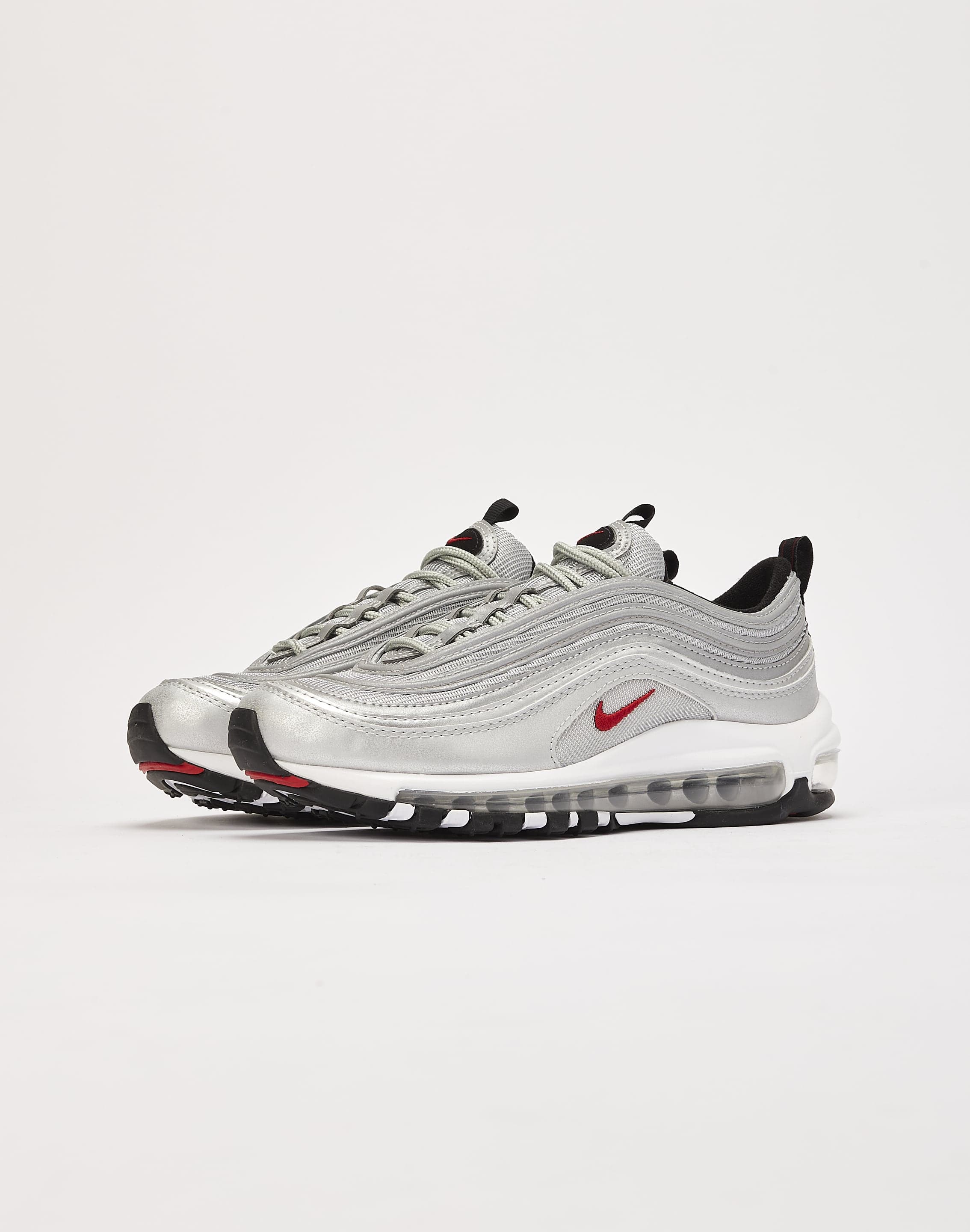 Nike air max 97 silver red tick Clearance
