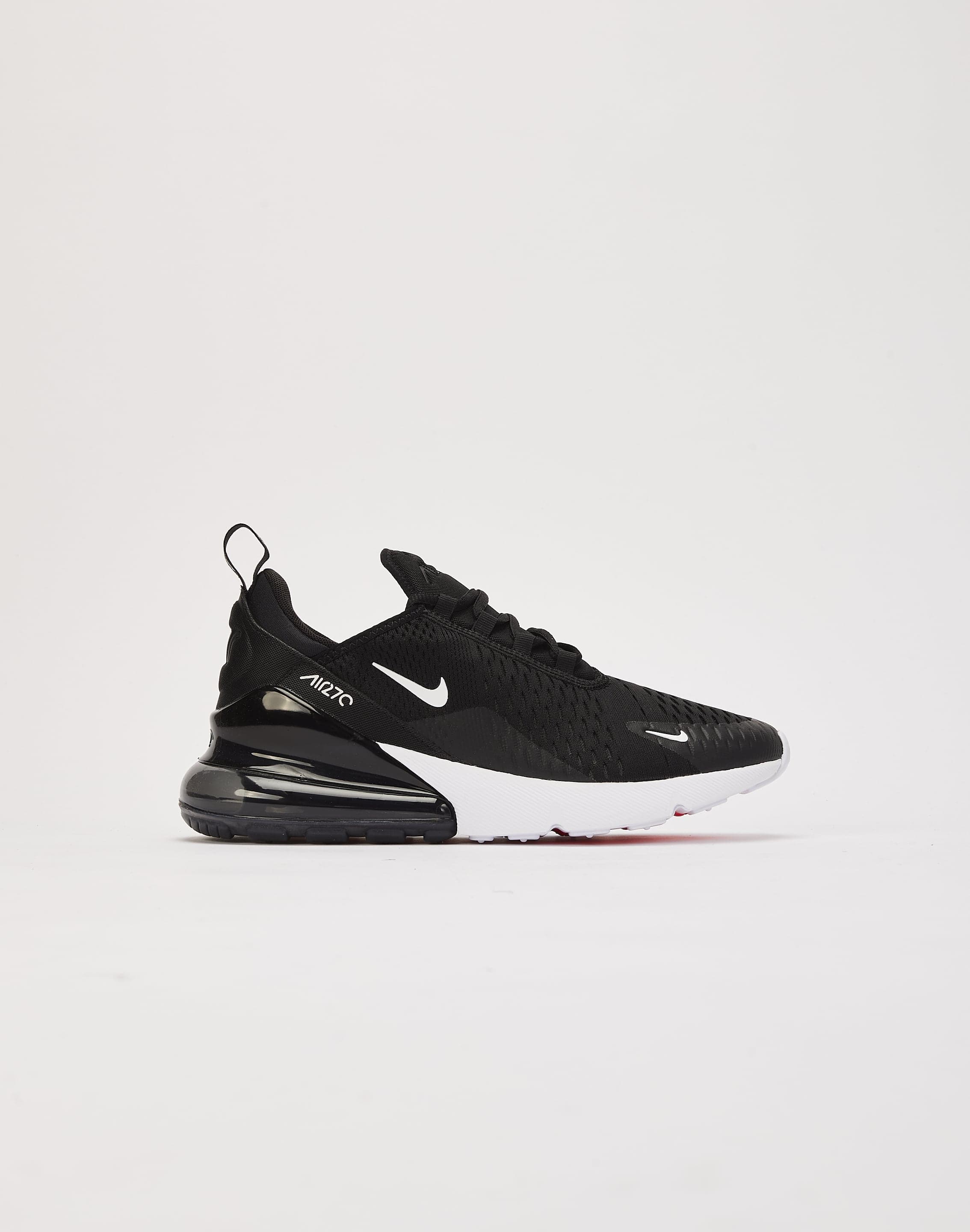 Nike Boys' Big Kids' Air Max 270 React Casual Shoes in Grey Size 6.0