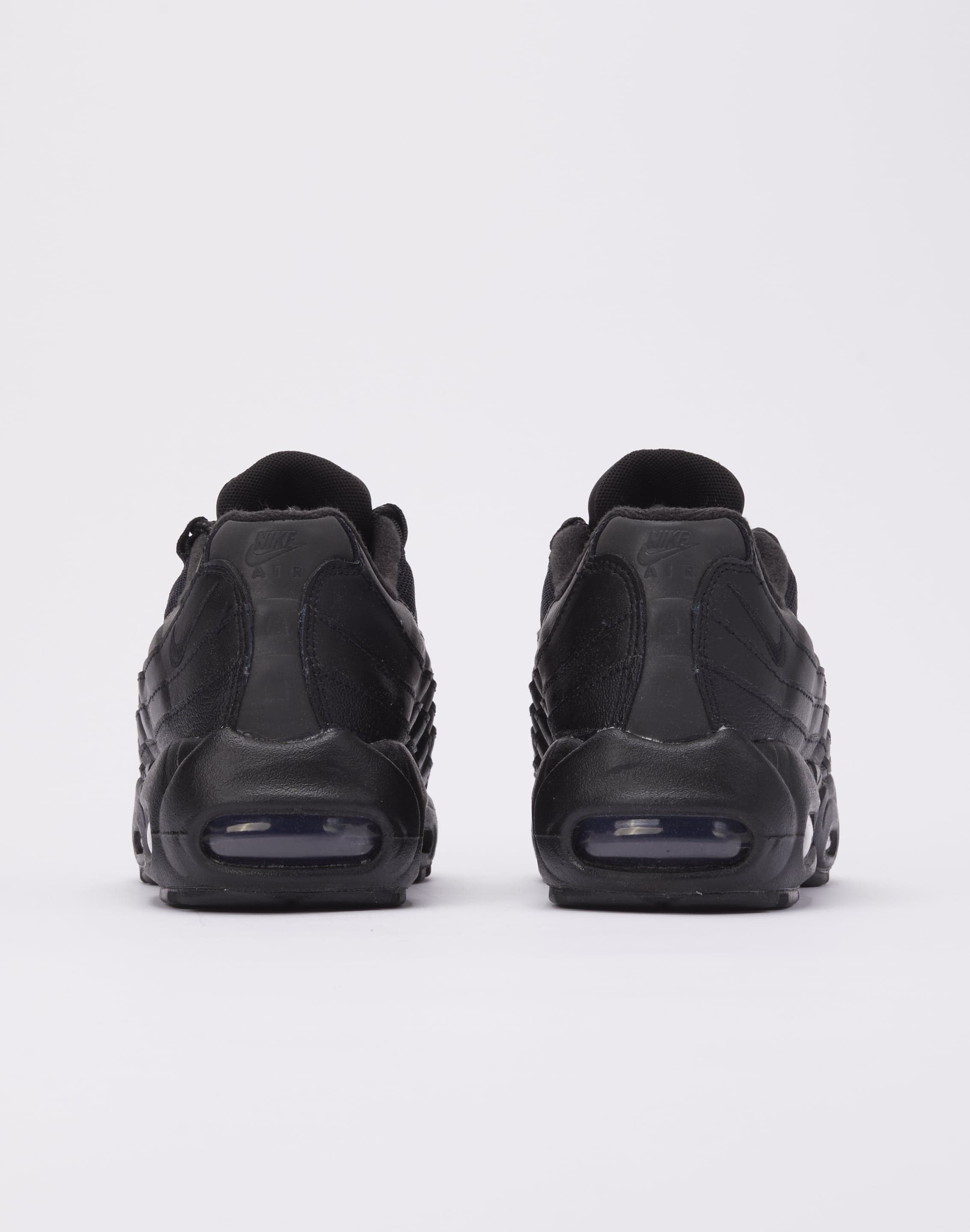 Nike air max 95 all black boys' grade school Clearance