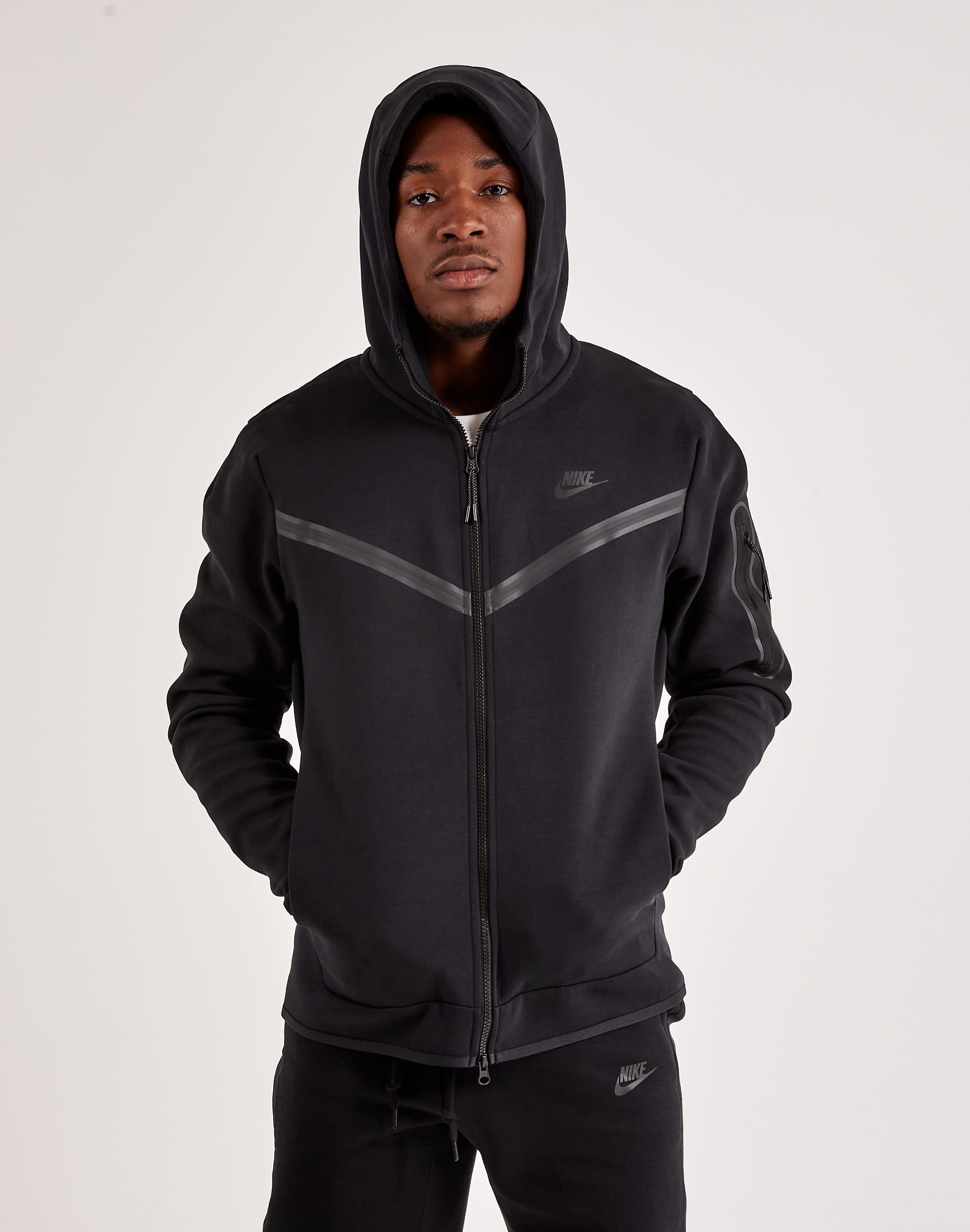 Nike tech black hoodie Clearance