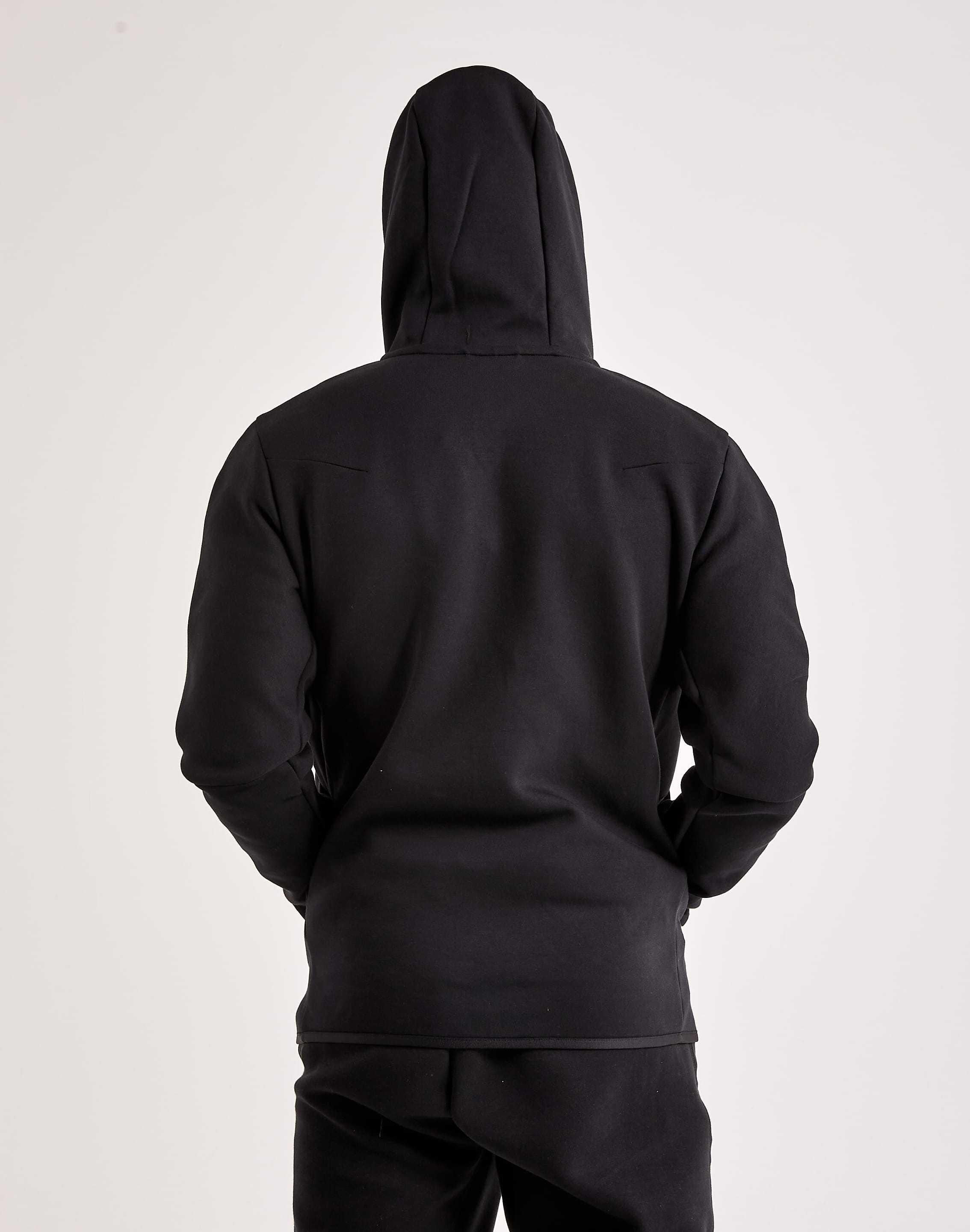 Nike TECH FLEECE FULL ZIP HOODIES Noir - Vêtements Vestes de