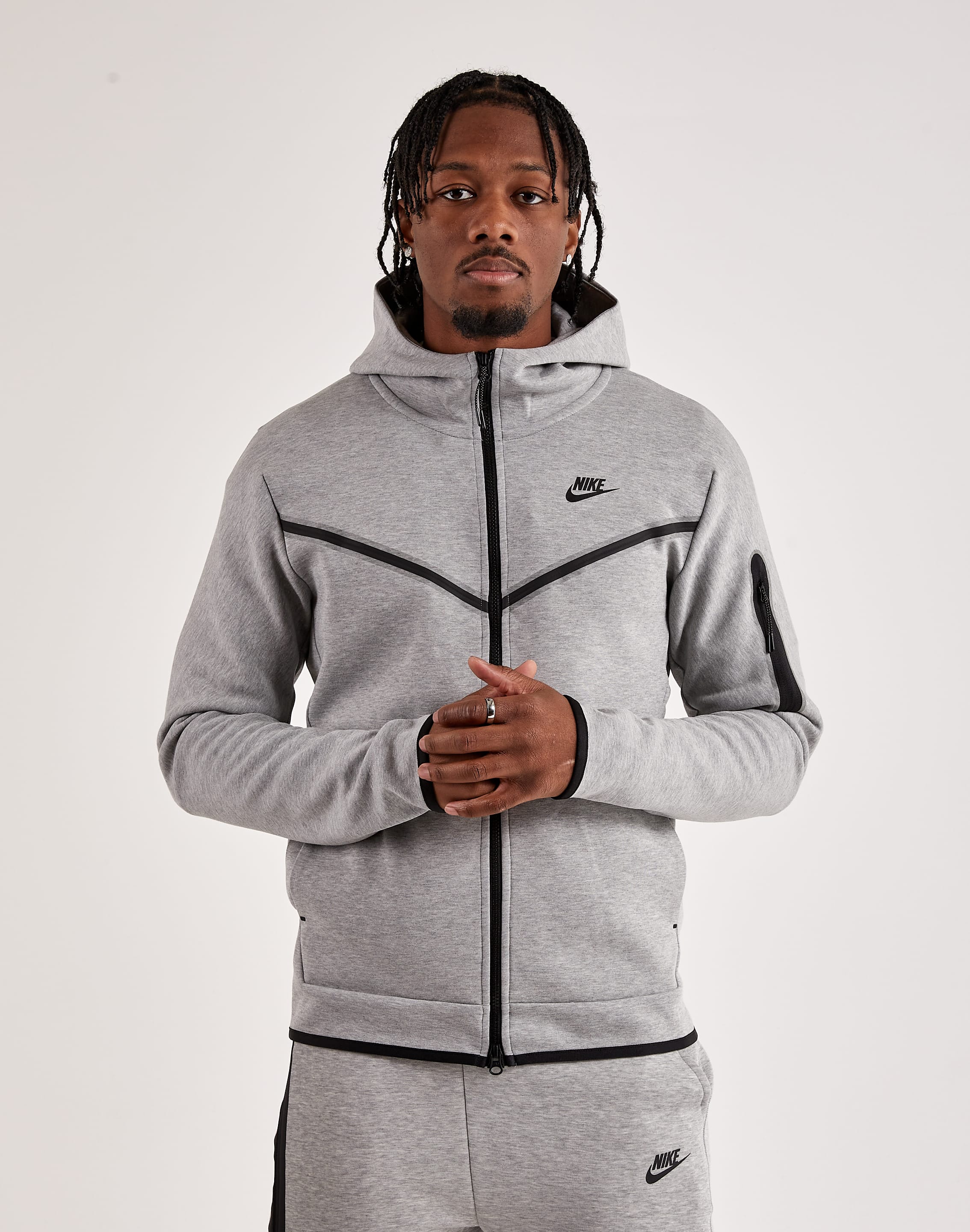 Nike fleece tech grey Clearance