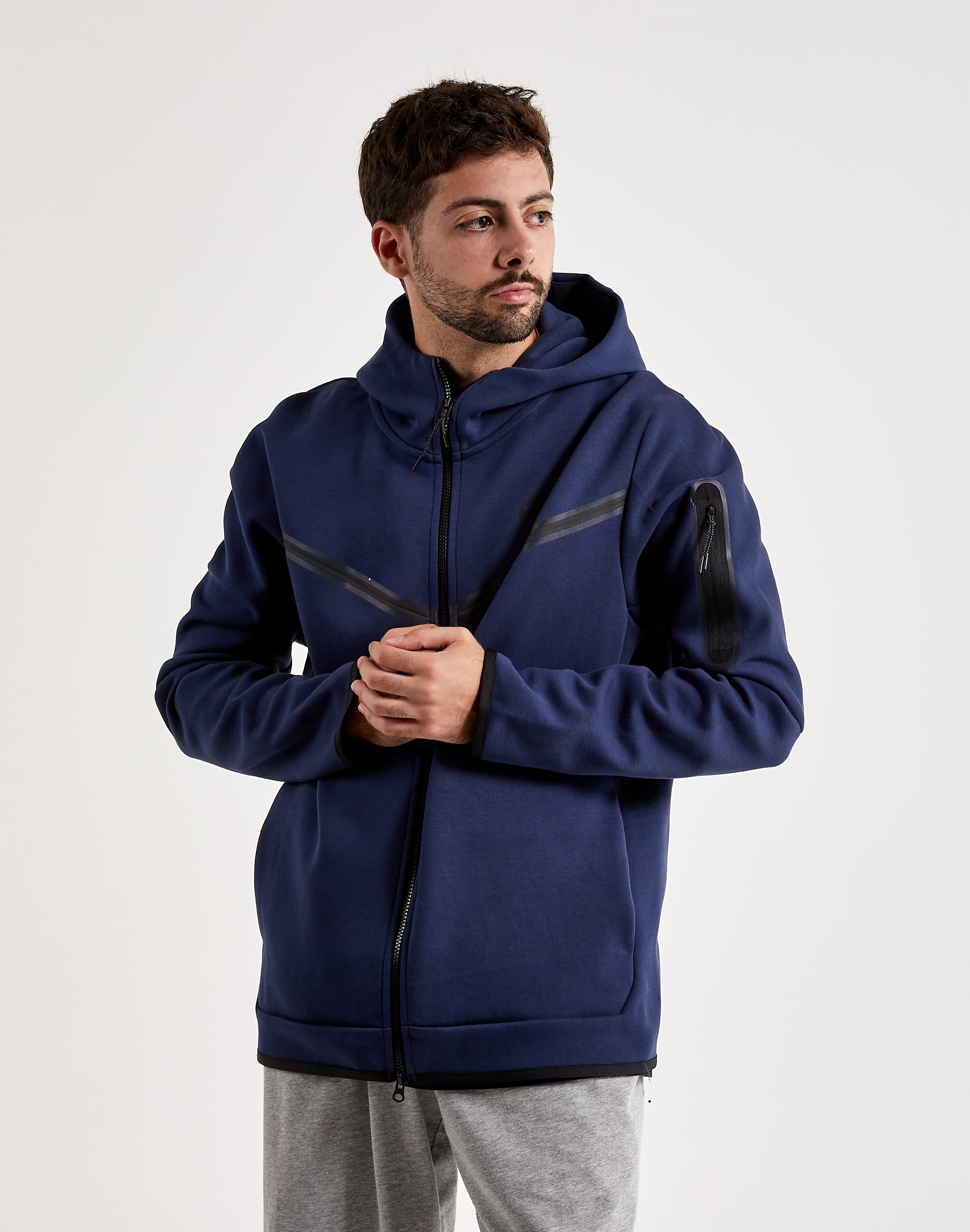 Nike Tech Fleece Full-Zip Hoodie – DTLR - Main Image