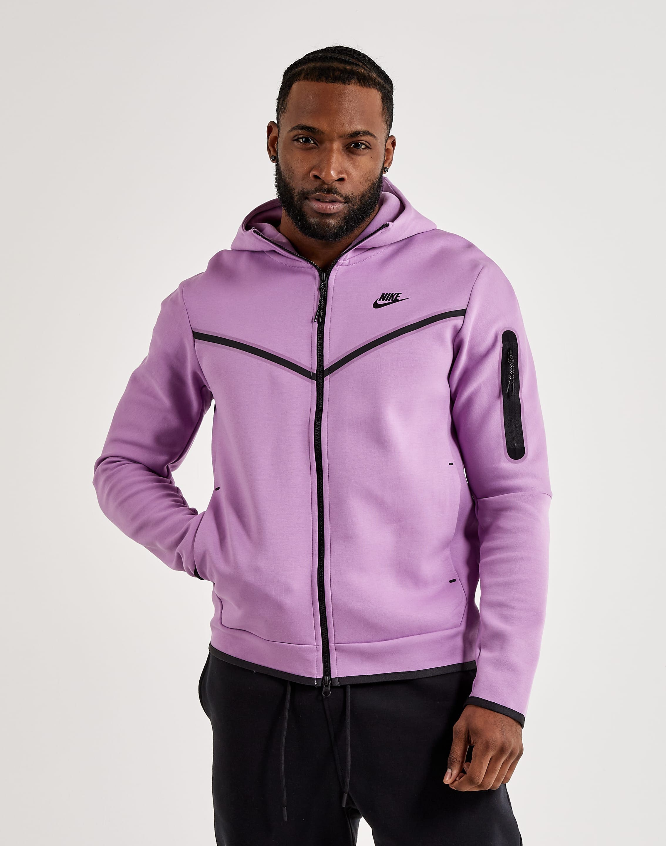 Nike purple tech fleece Clearance