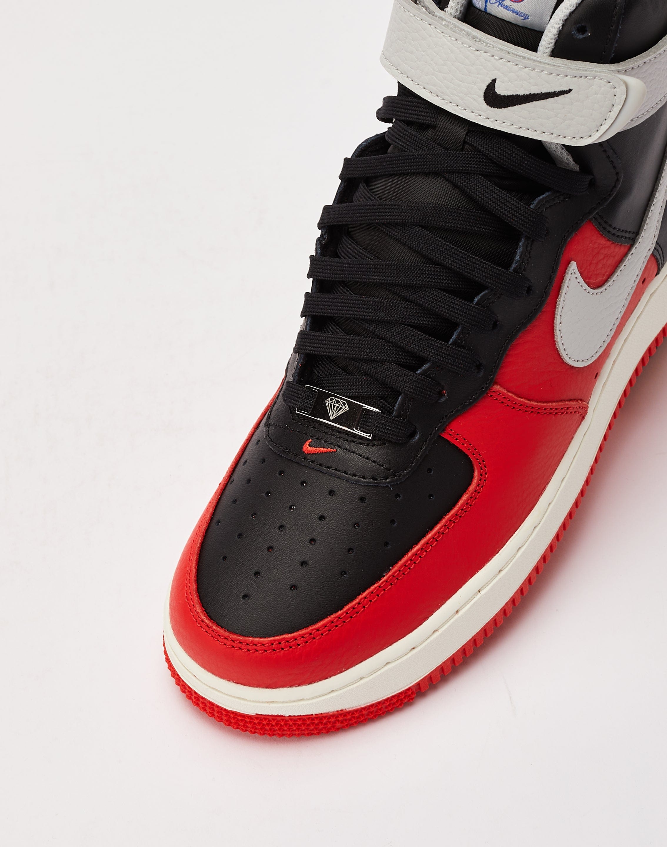 Nike air force 1 07 high red and black Clearance