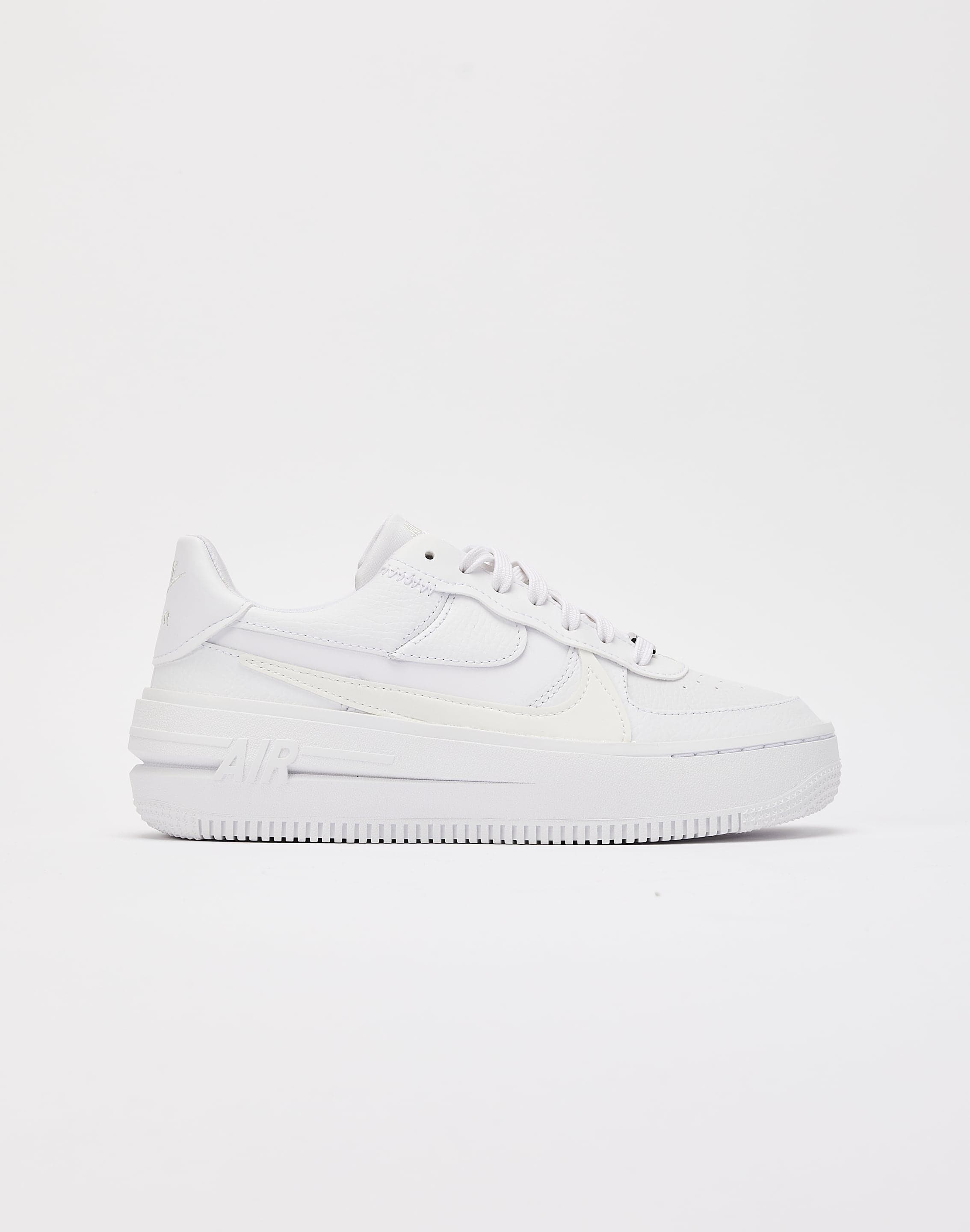 Nike Women's Air Force 1 PLT.AF.ORM Shoes, Size 7.5, White/White/White