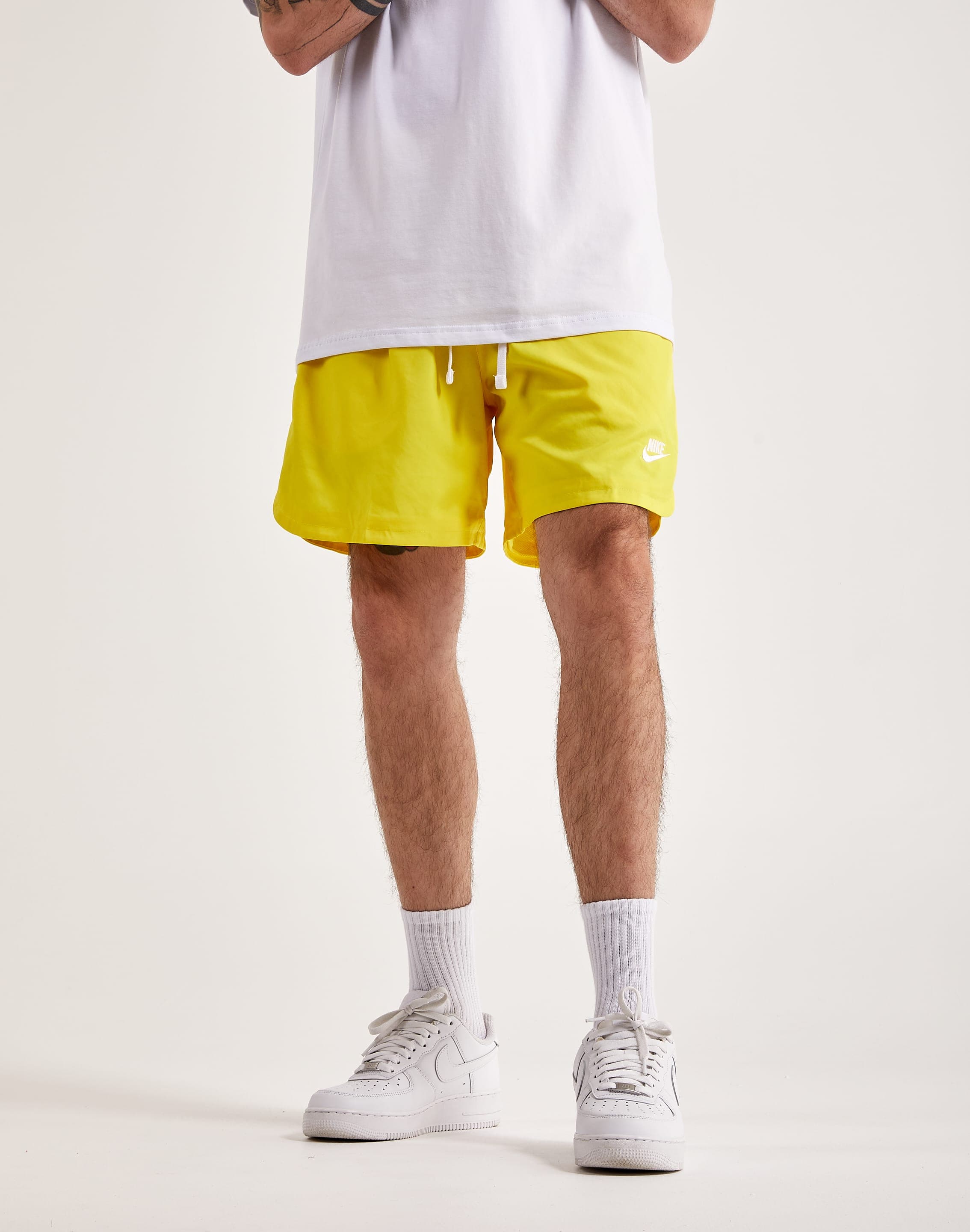 Mens yellow nike shorts Clearance
