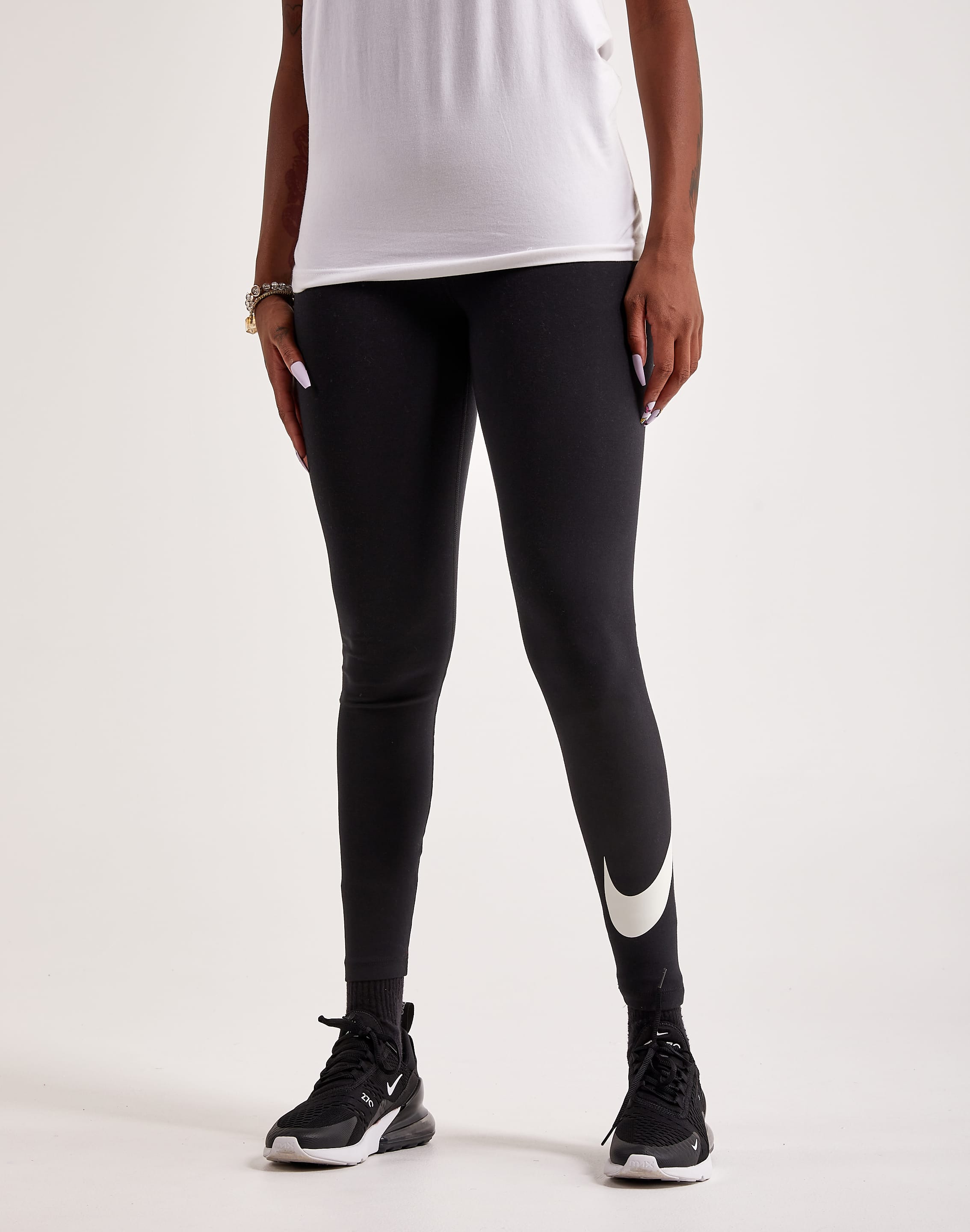Nike NSW Swoosh Leggings Womens Leggings Black DR5617-010 – Shoe Palace