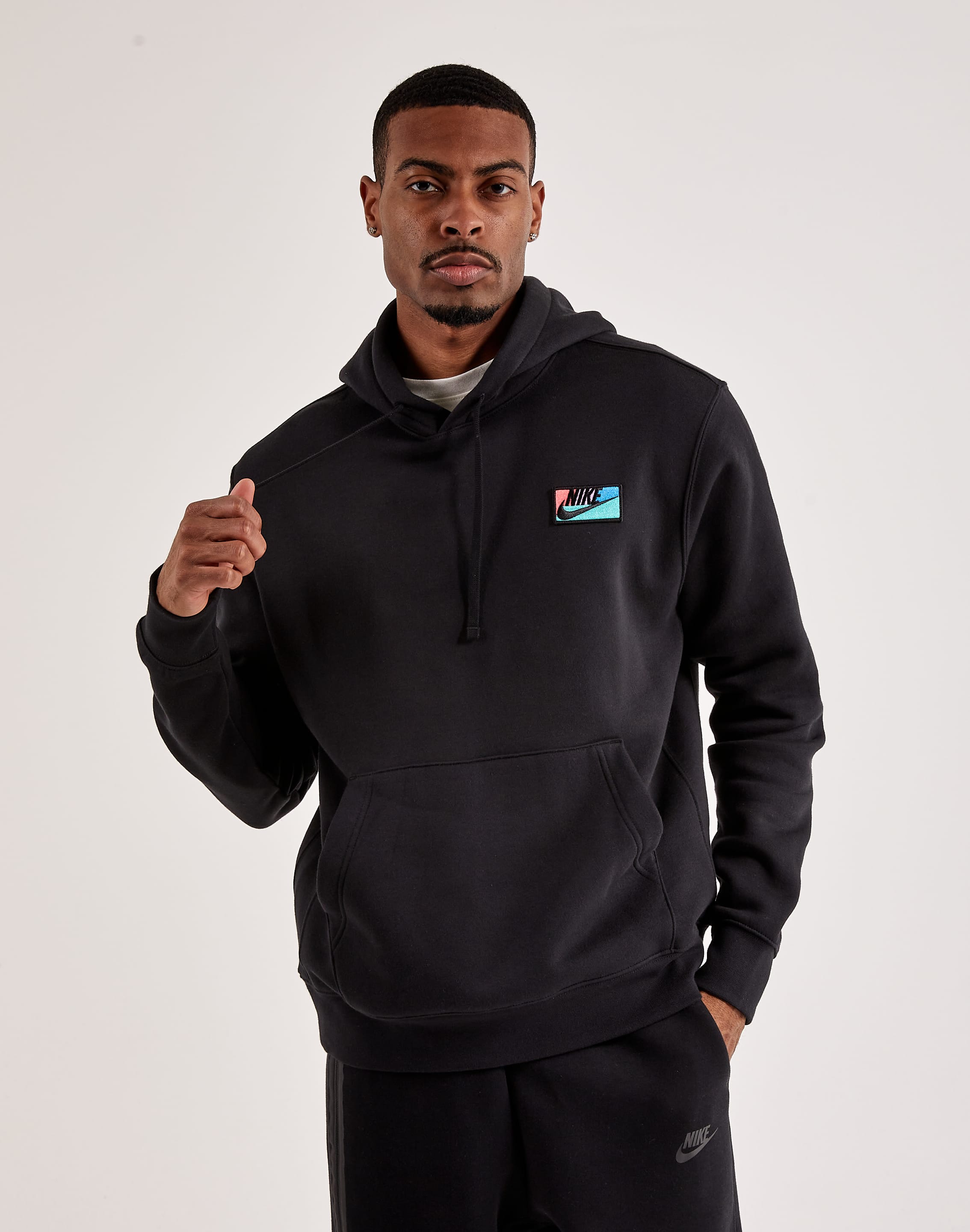 Nike patch hoodie Clearance