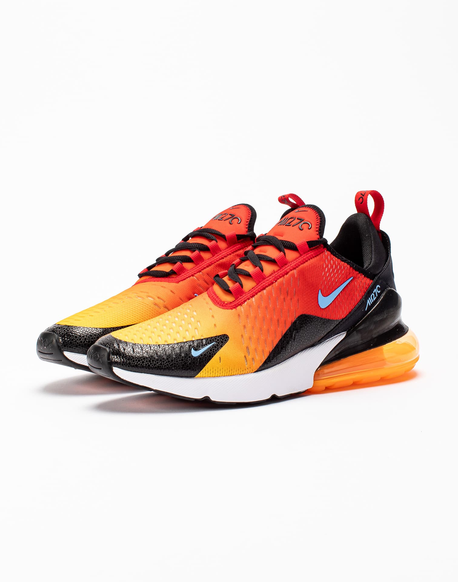 Nike Black Red and Gold Air Max 270 Sneakers