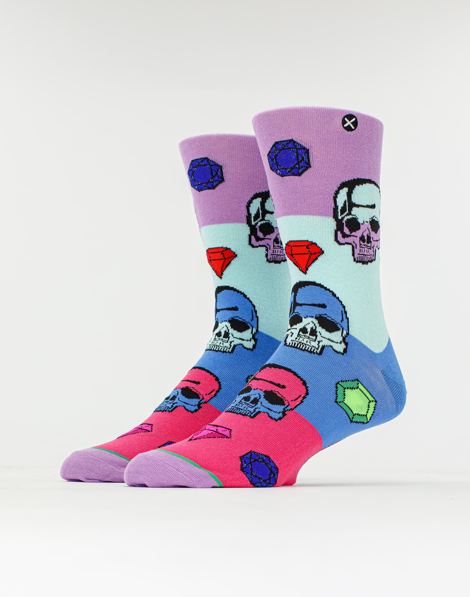 Photo of Odd Sox Skull & Gems Crew Socks